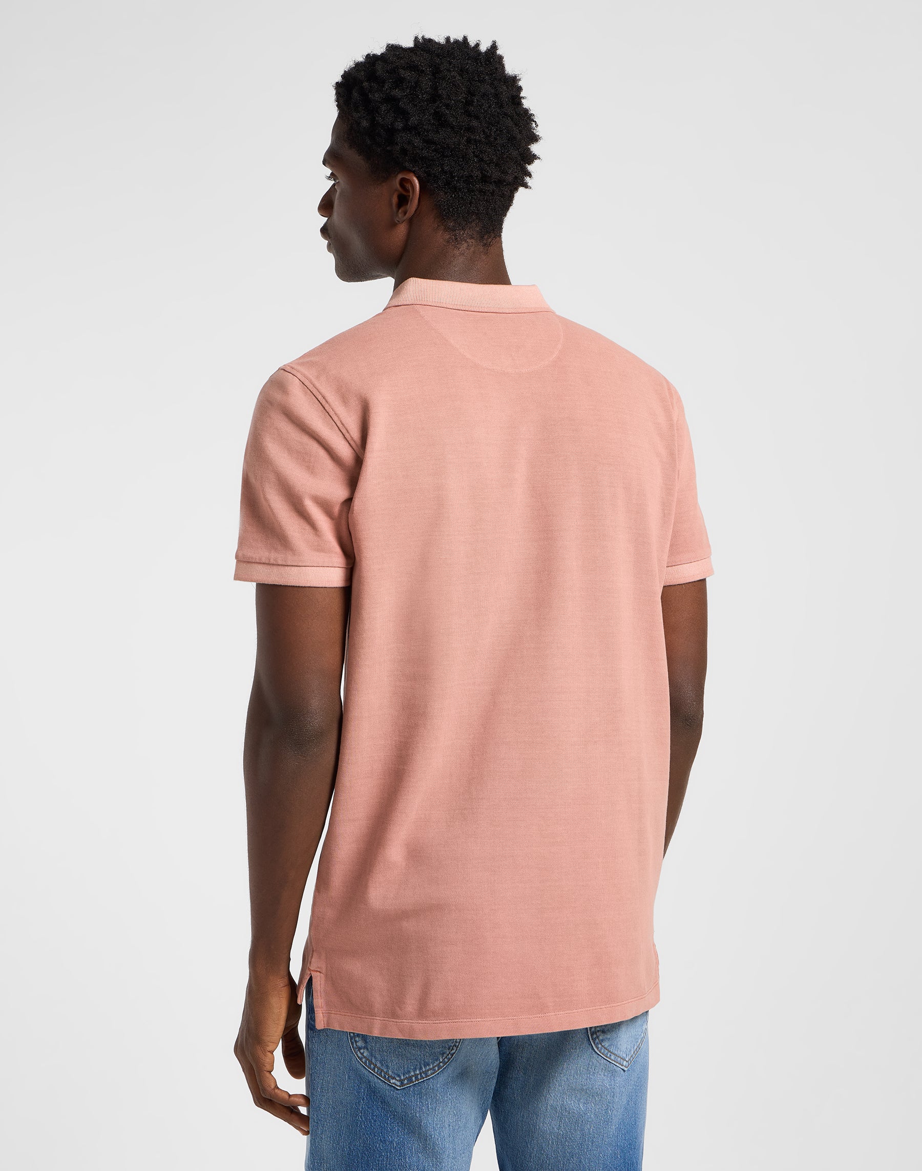 Garment Dye Polo in Sepia T-Shirts Lee