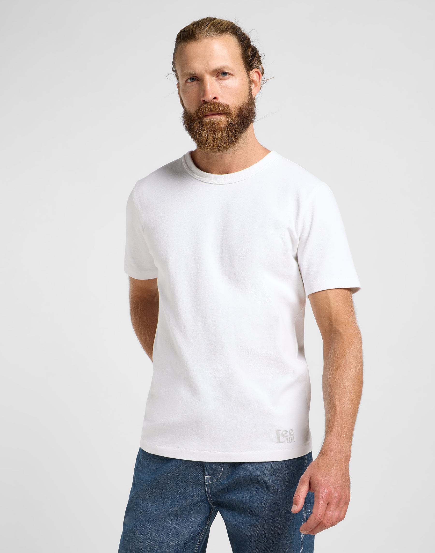 101 Core Tee in Bright White T-Shirts Lee