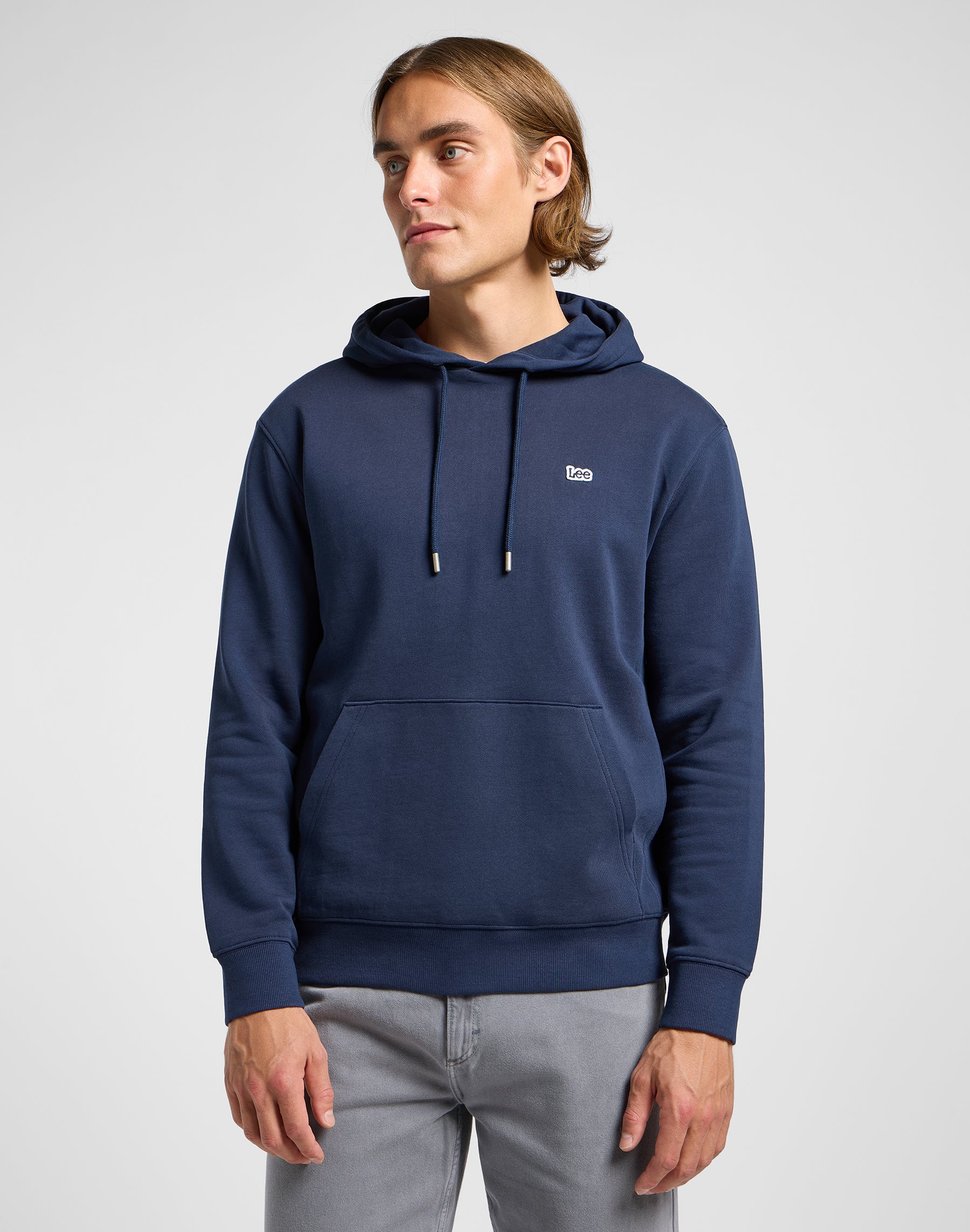 Plain Hoodie in Mood Indigo Hoodie Lee