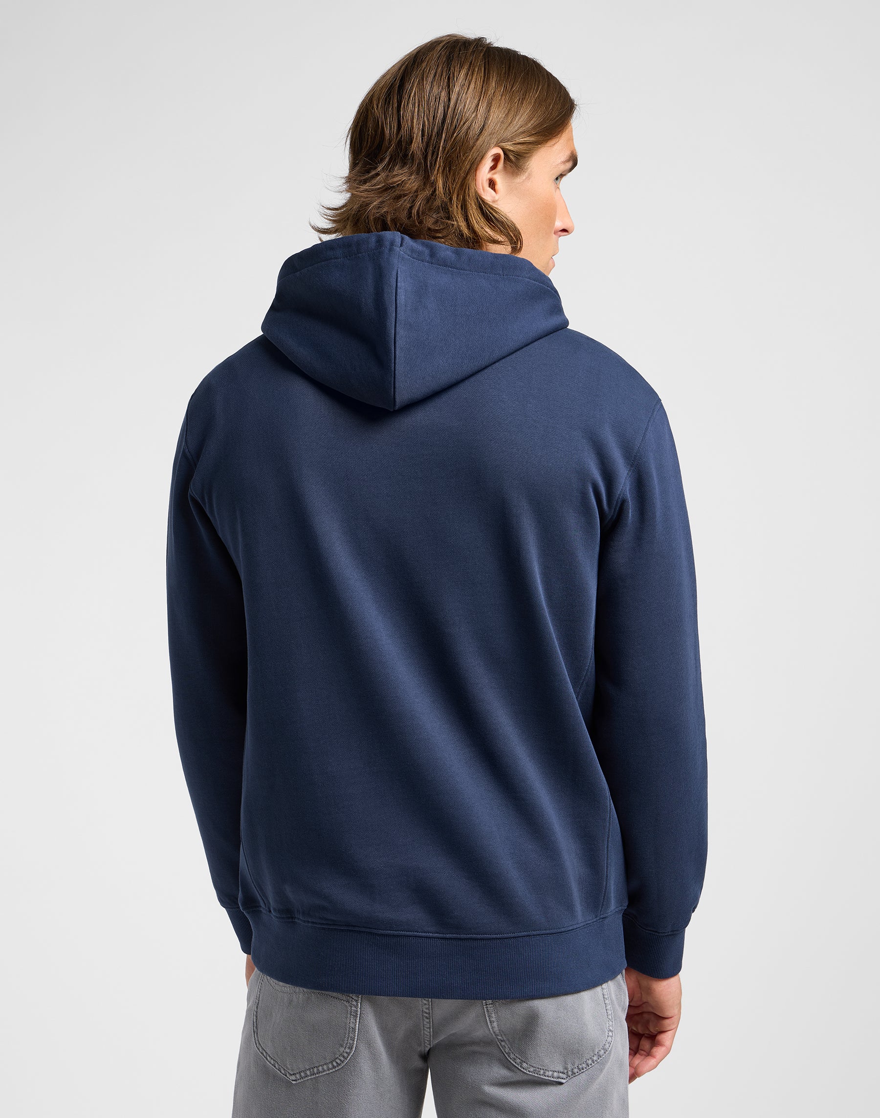 Plain Hoodie in Mood Indigo Hoodie Lee