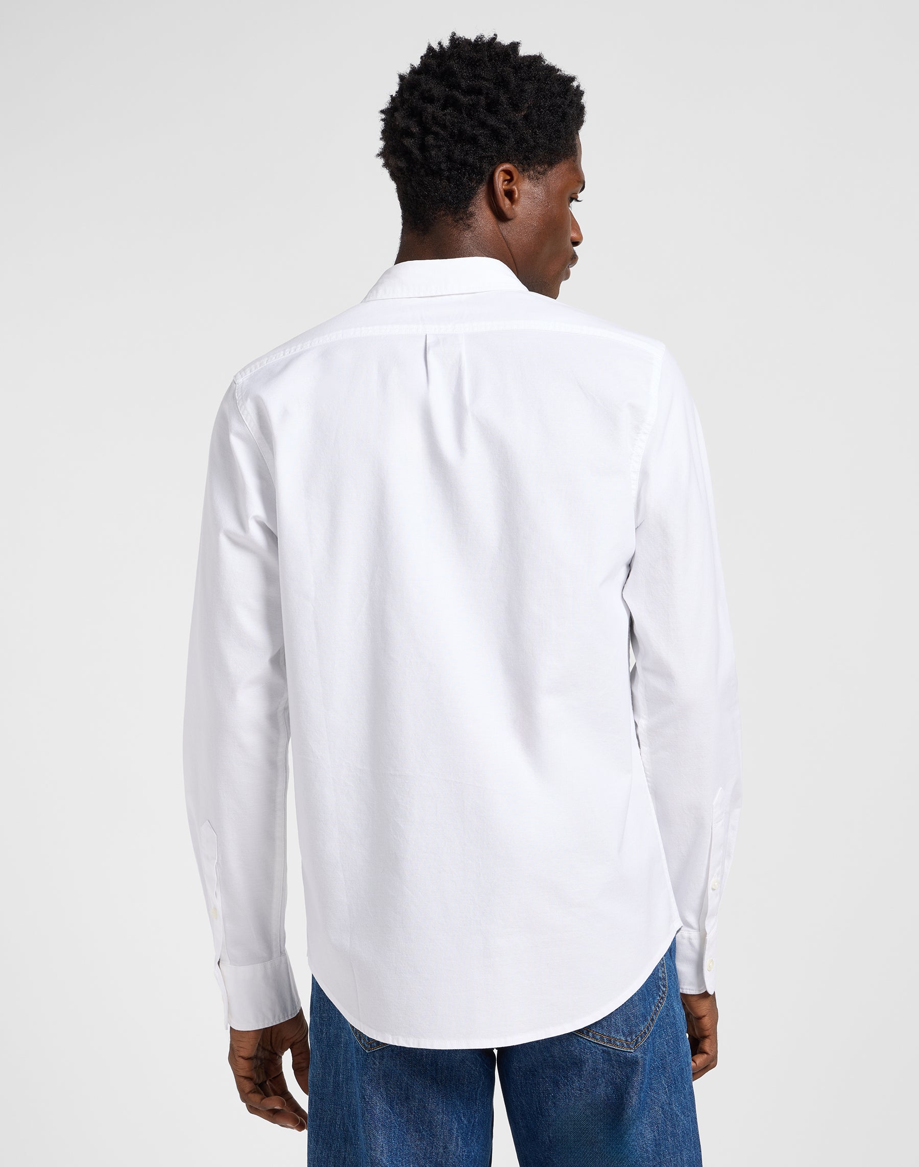 Patch Shirt in Bright White Shirts Lee