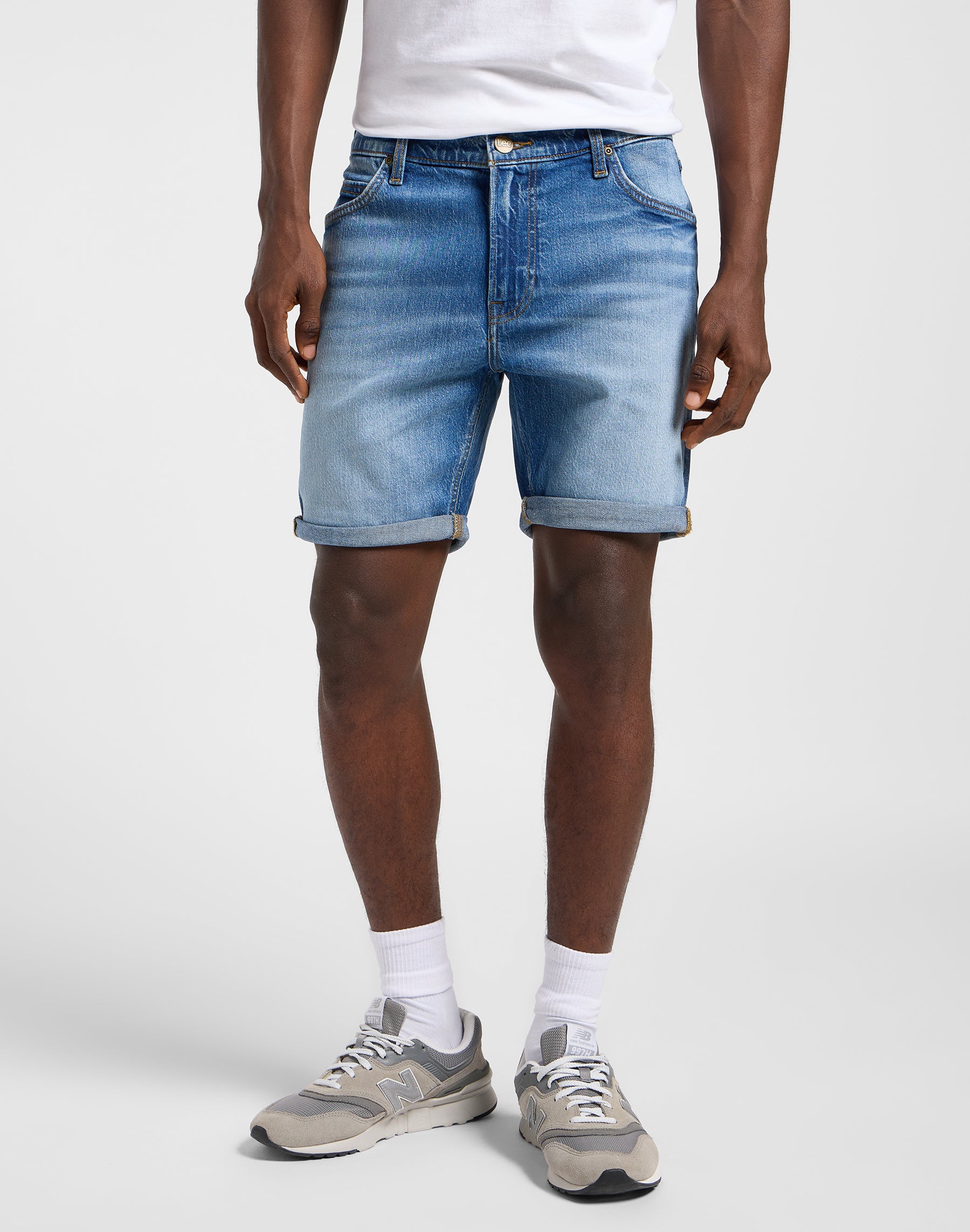 Rider short in serpent denim shorts Lee