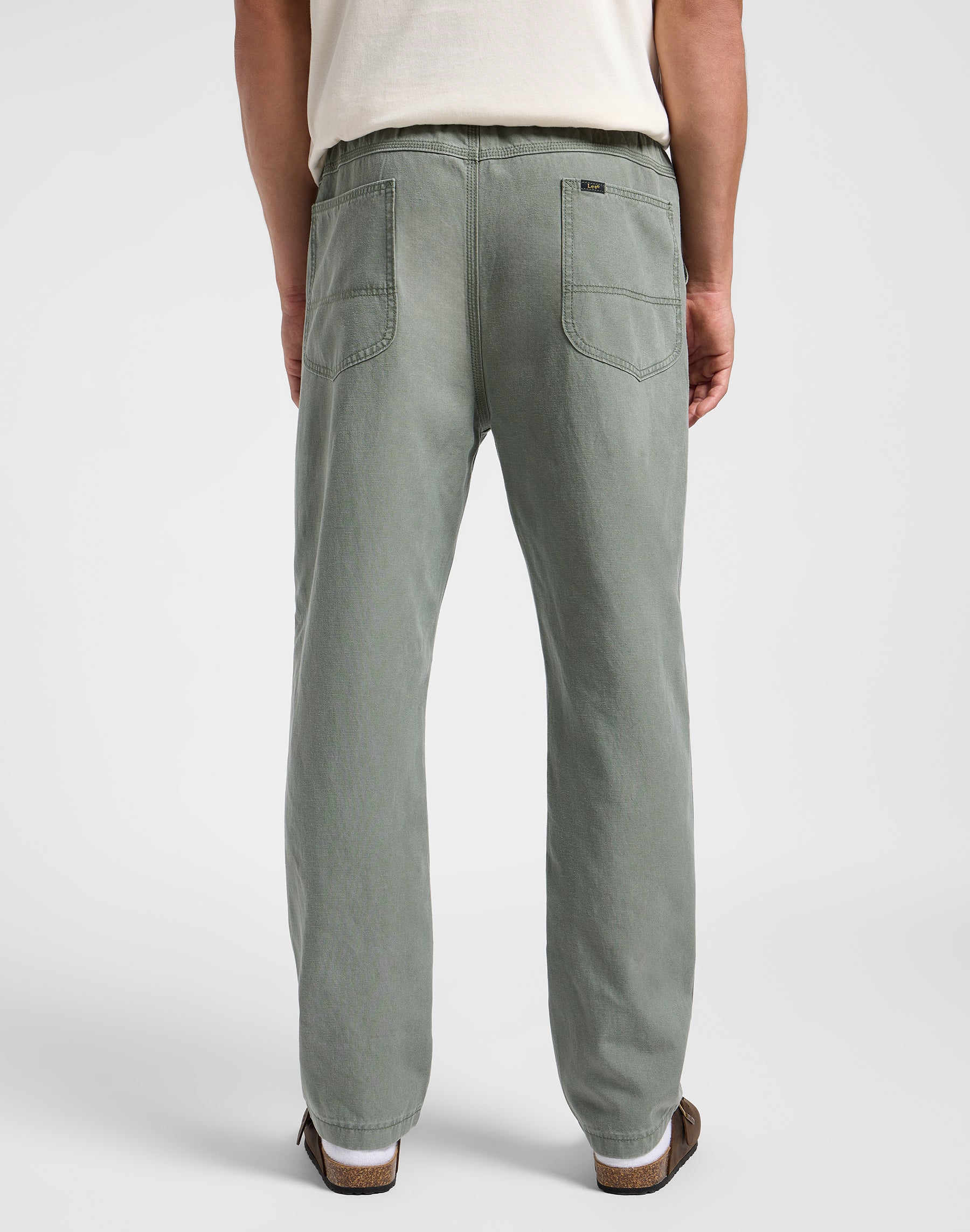 Utility Drawstring Pant in Olive Grove Pants Lee