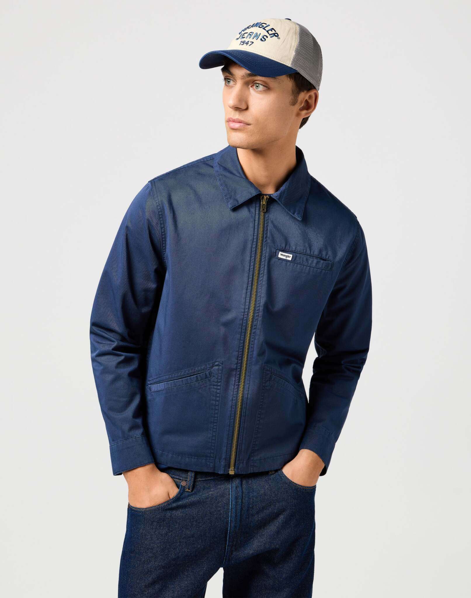 Trucker Cap in Drizzle Caps Wrangler