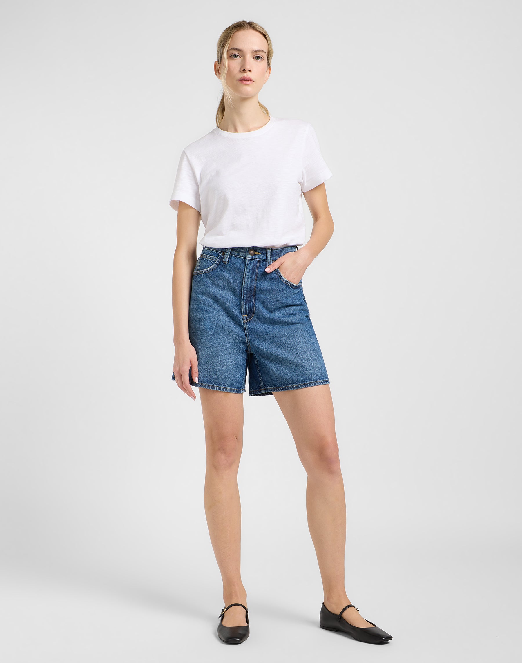 Stella short in Ink Pool denim shorts Lee