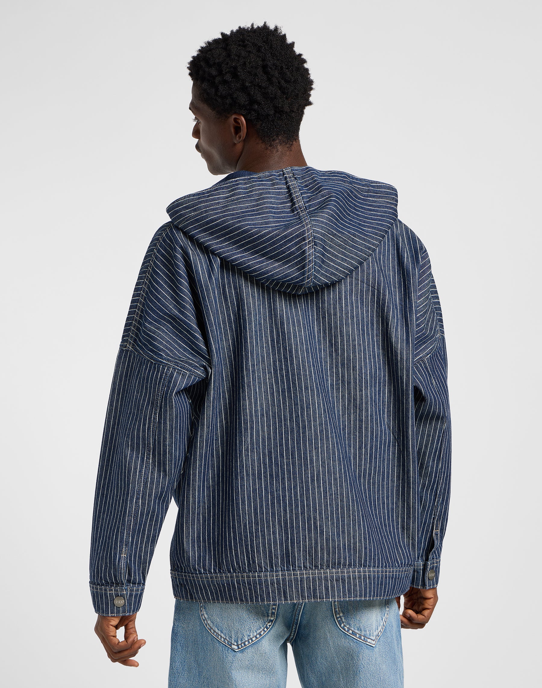 Denim anorak in Lake Edge jackets Lee