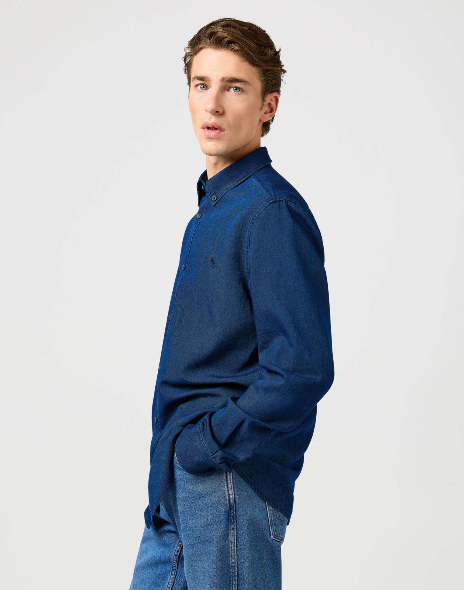 Oxford shirt in Indigo Oxford shirts Wrangler