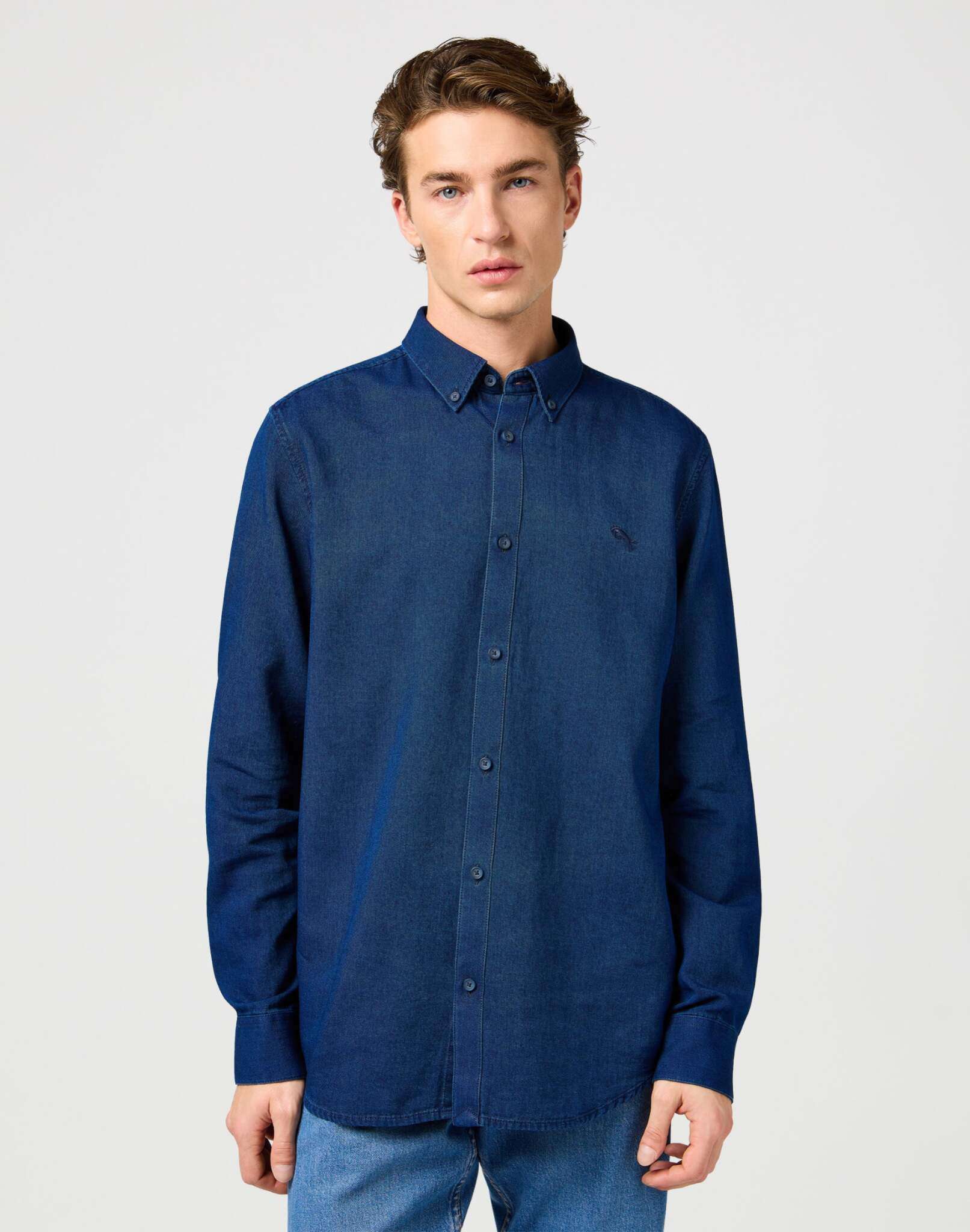 Oxford shirt in Indigo Oxford shirts Wrangler