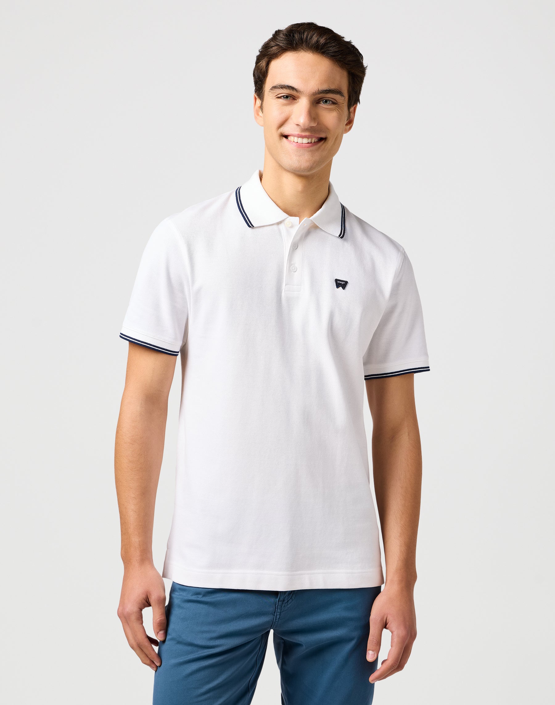 Polo Shirt in White T-Shirts Wrangler