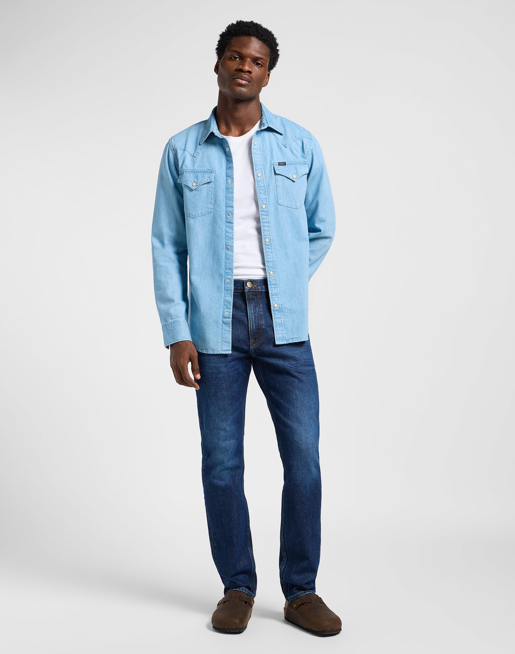 Regular Western Shirt in Lakeside Wash Shirts Lee