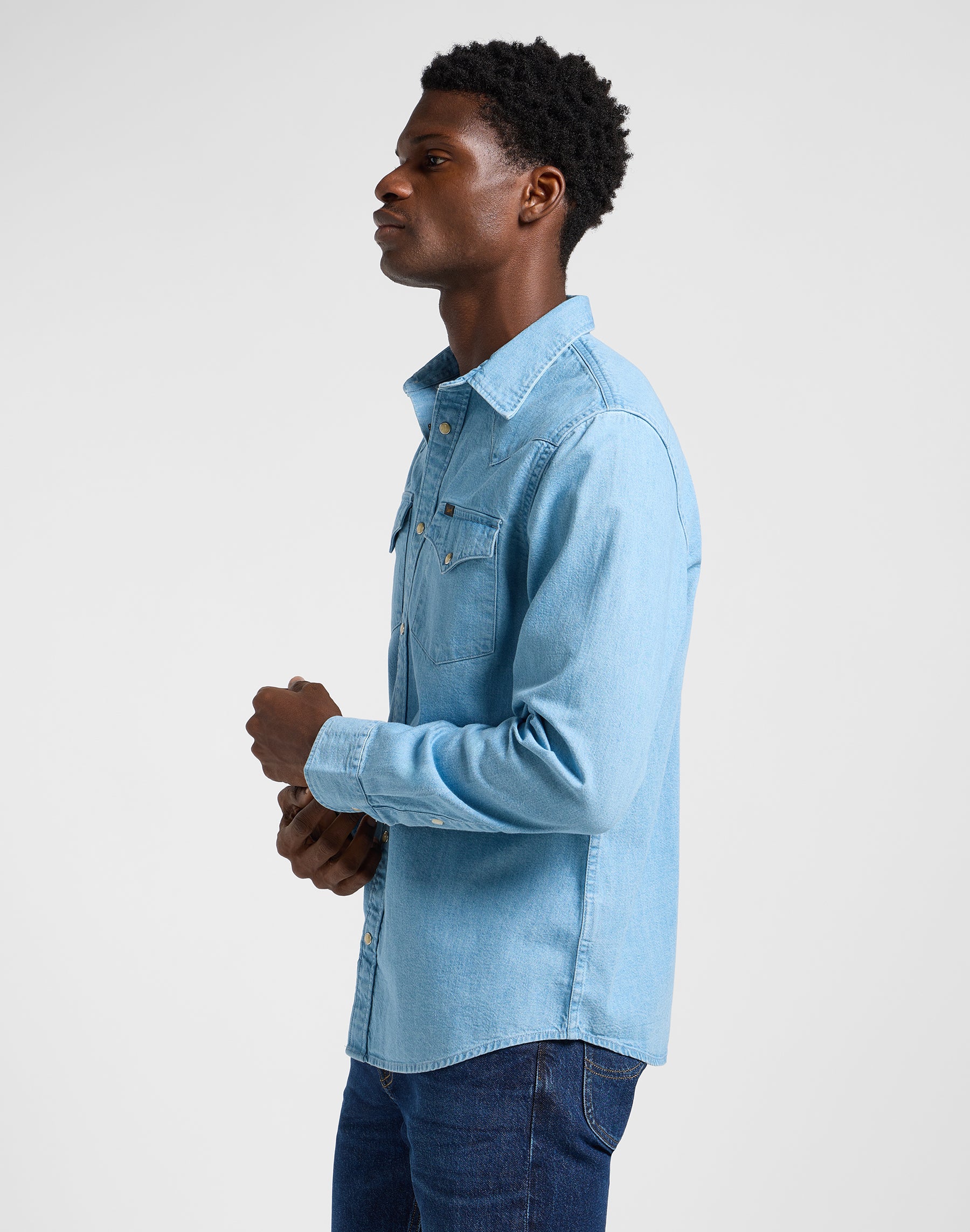 Regular Western Shirt in Lakeside Wash Shirts Lee