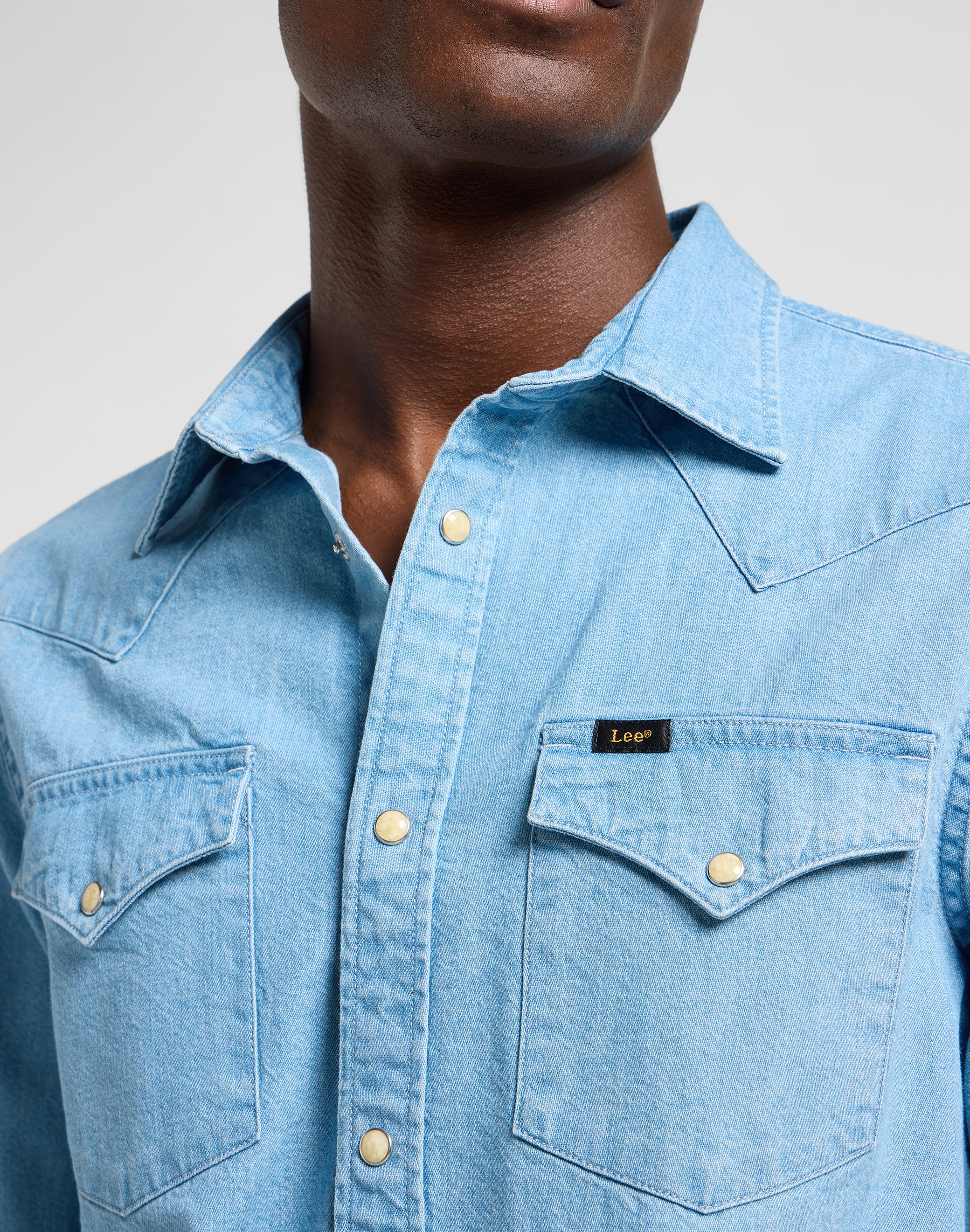 Regular Western Shirt in Lakeside Wash Shirts Lee