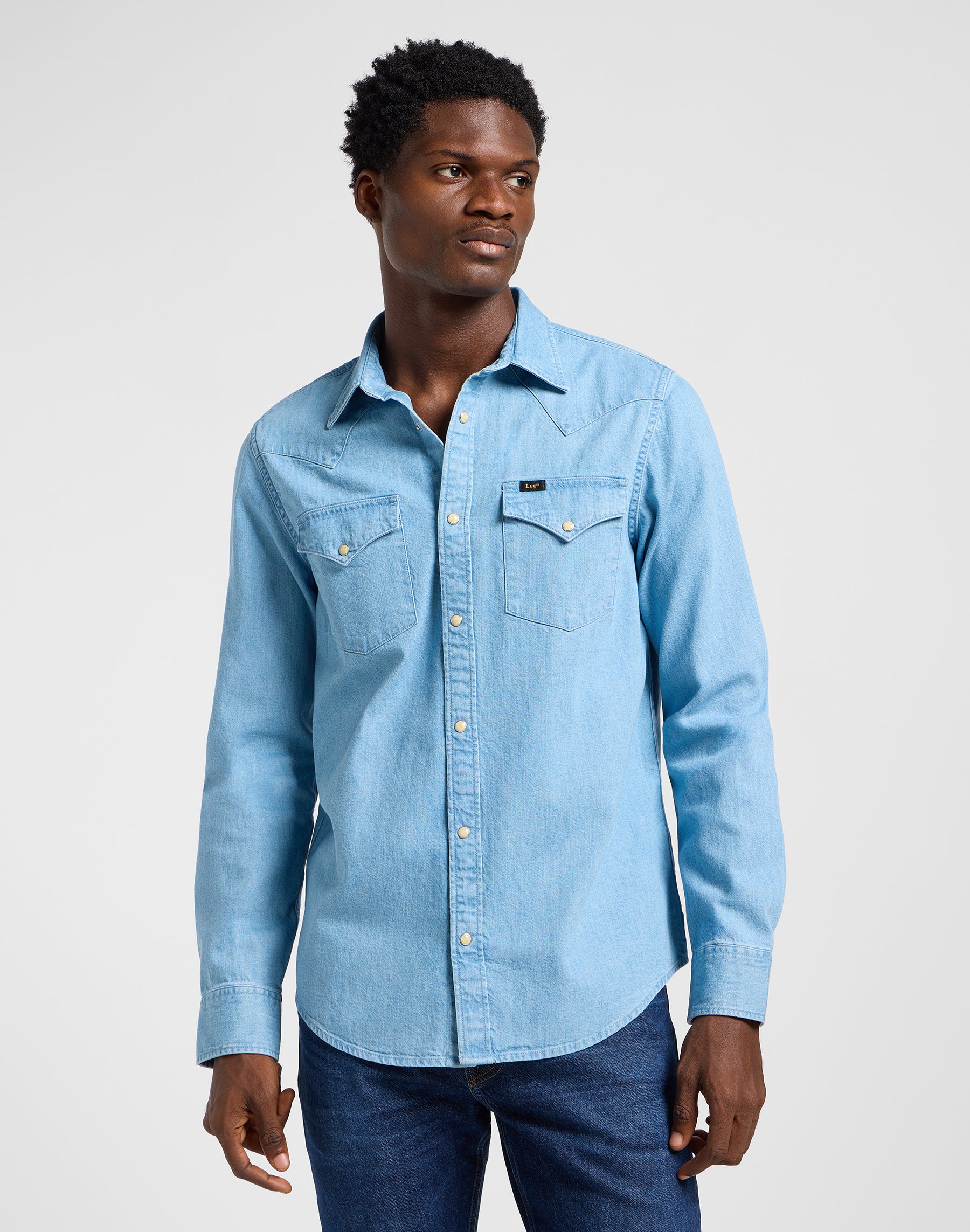 Regular Western Shirt in Lakeside Wash Shirts Lee