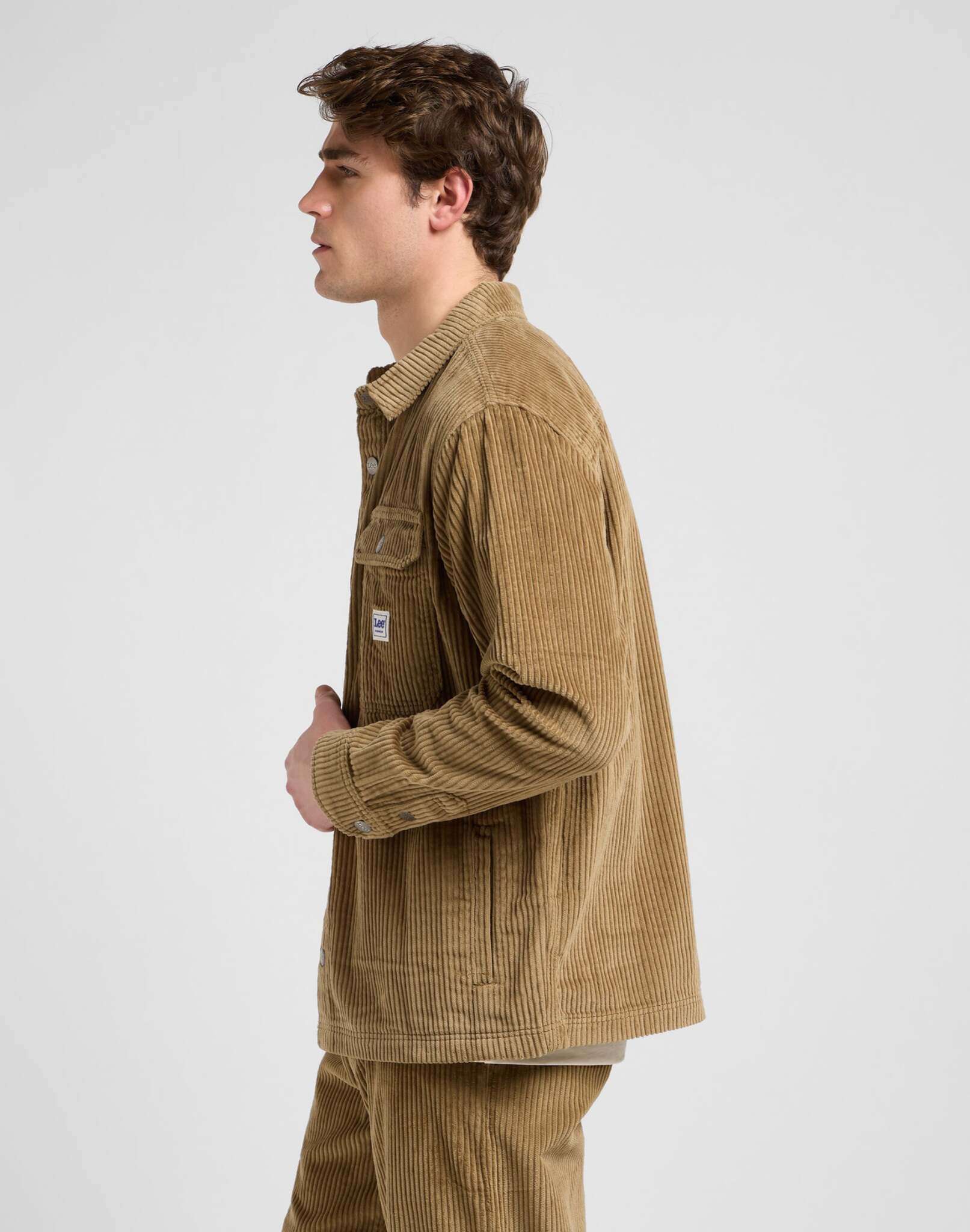 Workwear Overshirt in Dark Khaki Shirts Lee