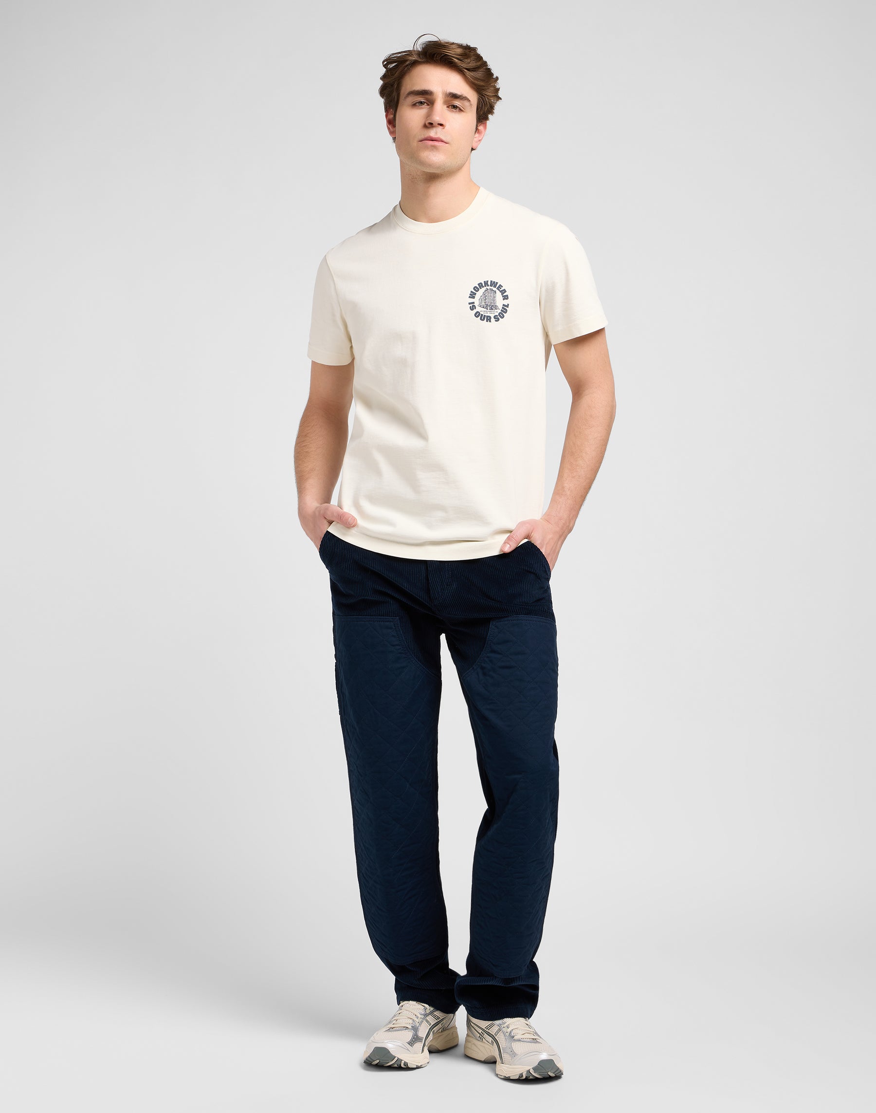 Ww Graphic Tee in Ecru T-Shirts Lee