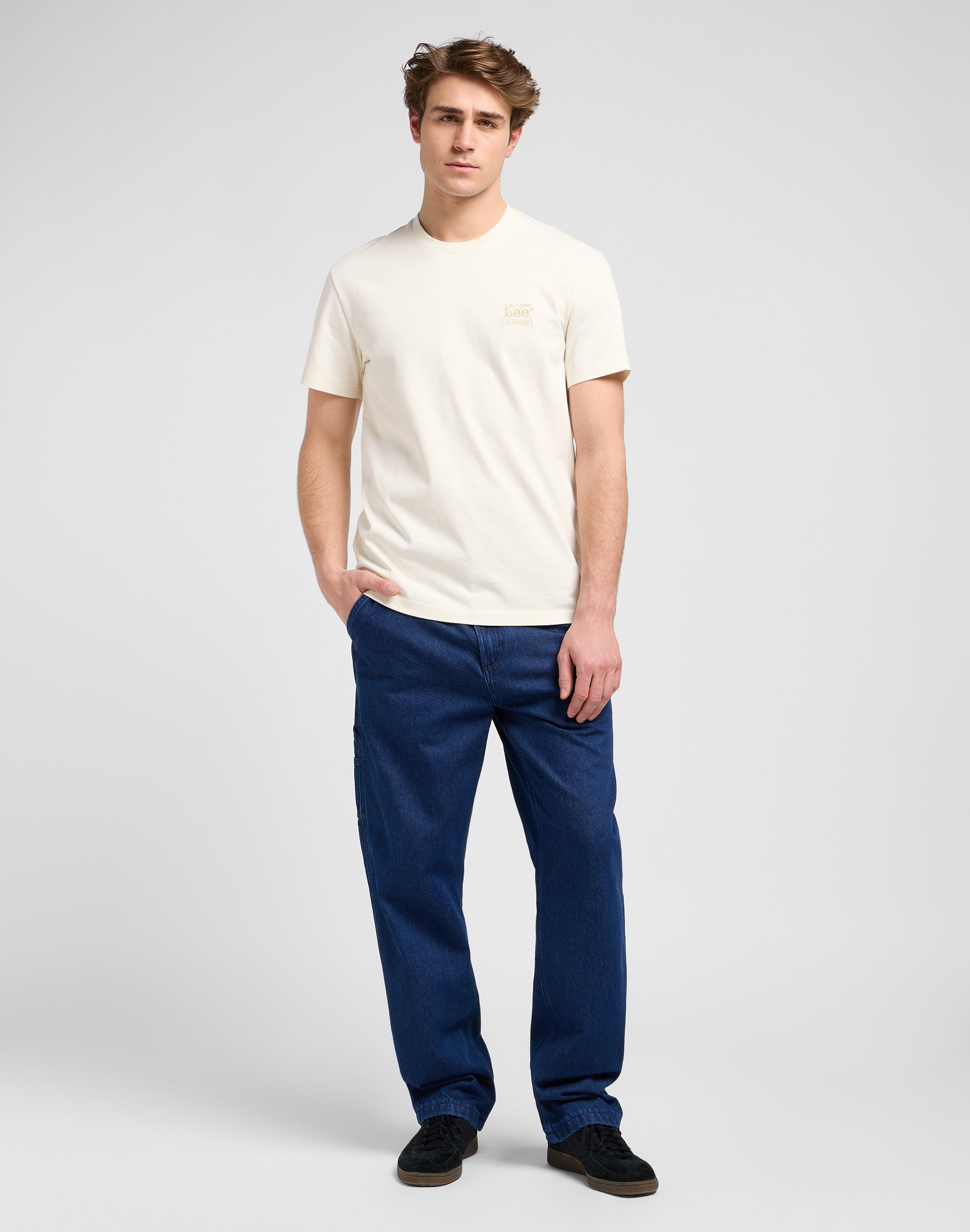 Ww Essential Tee in Ecru T-Shirts Lee