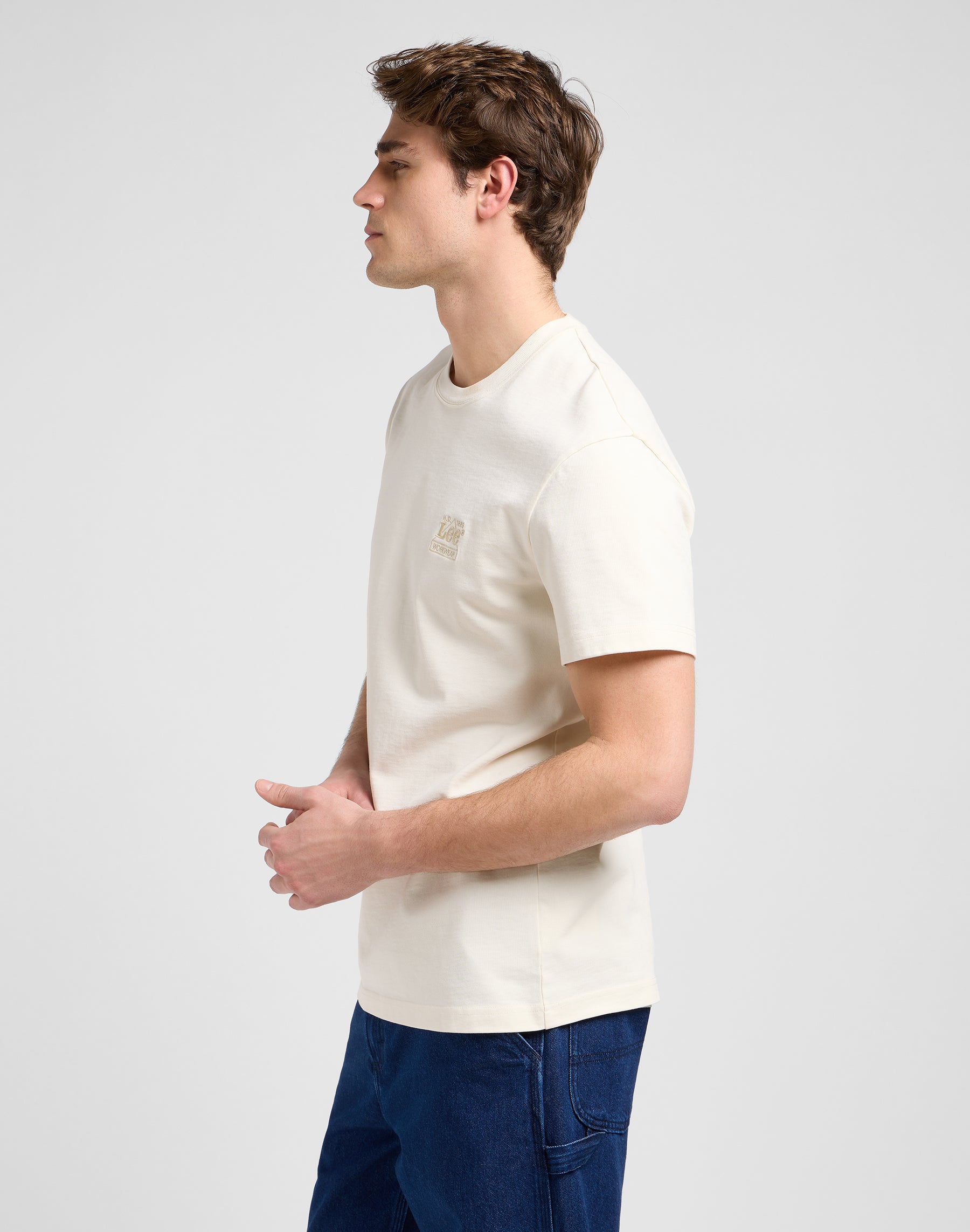 Ww Essential Tee in Ecru T-Shirts Lee
