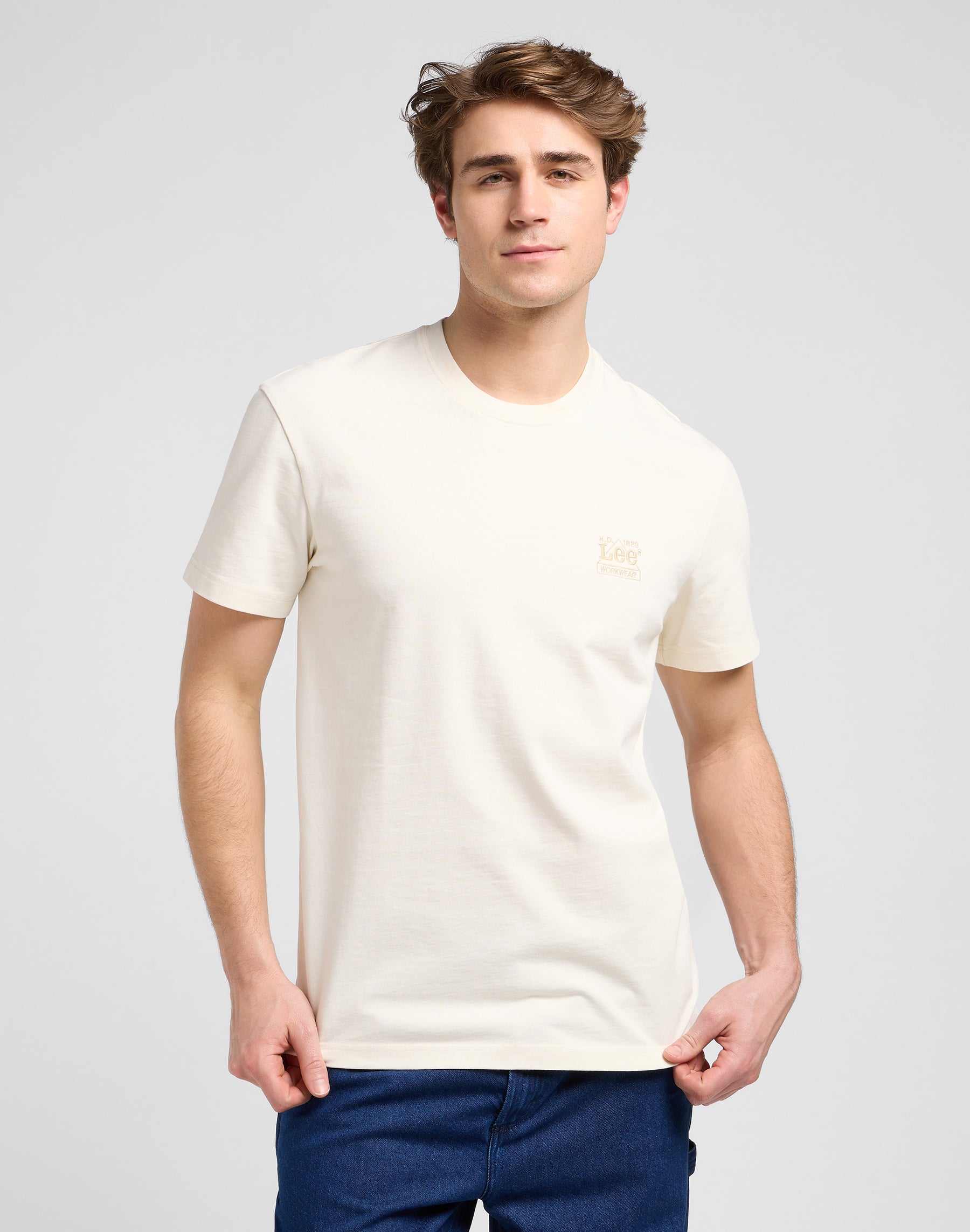 Ww Essential Tee in Ecru T-Shirts Lee