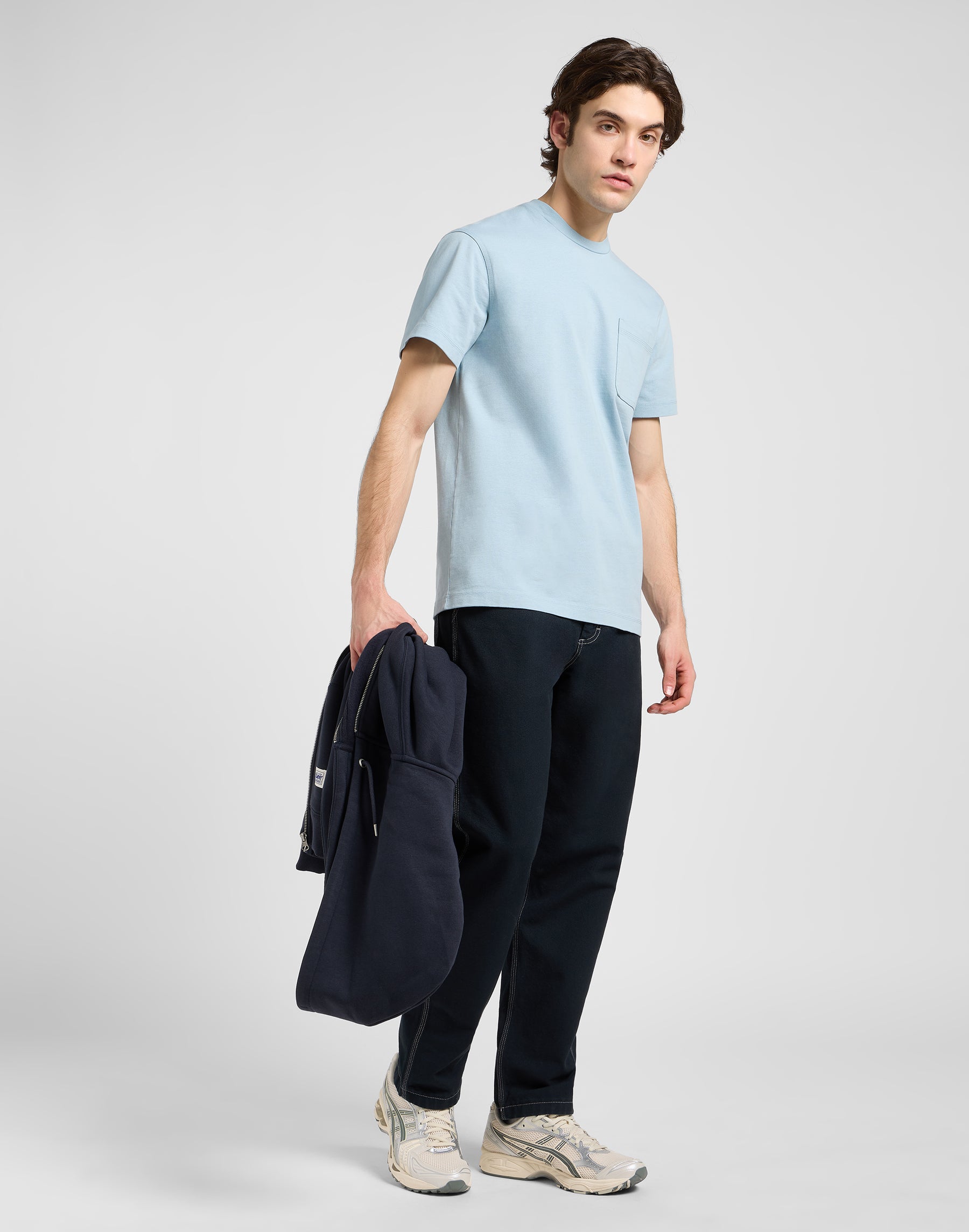 Ww Pckt Tee in Jet Stream Blue T-Shirts Lee