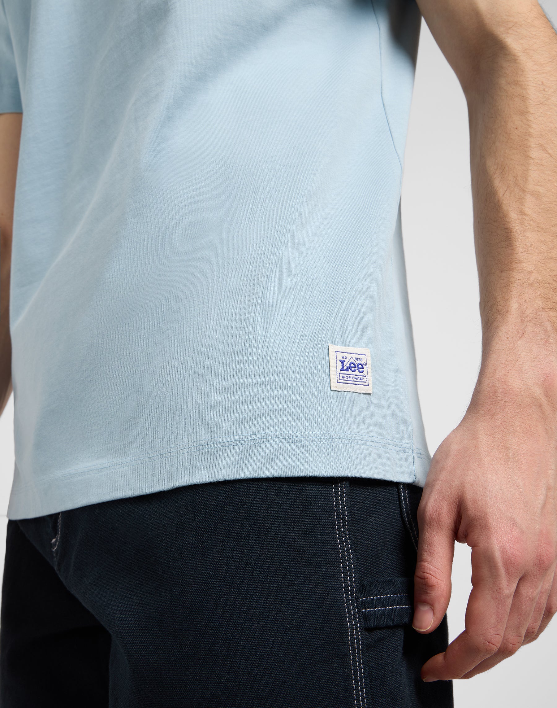 Ww Pckt Tee in Jet Stream Blue T-Shirts Lee