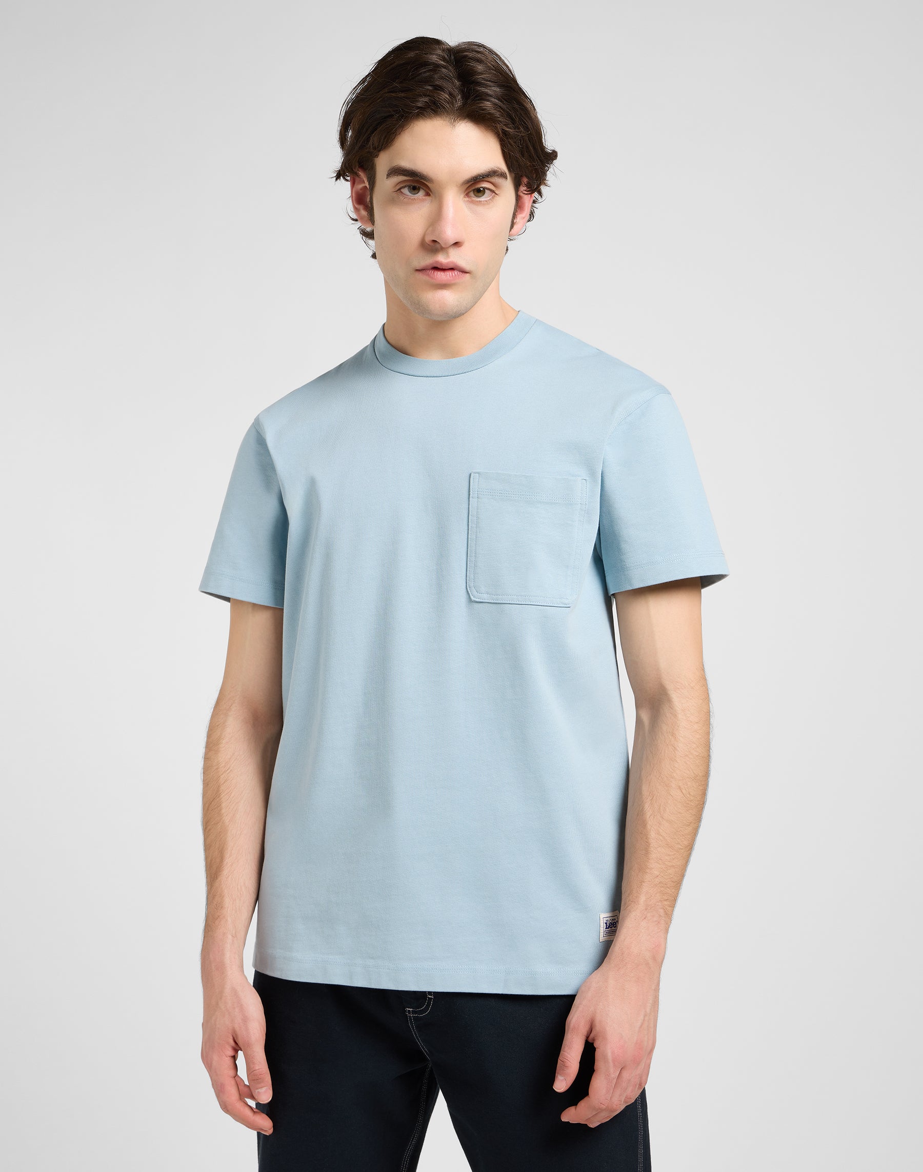 Ww Pckt Tee in Jet Stream Blue T-Shirts Lee