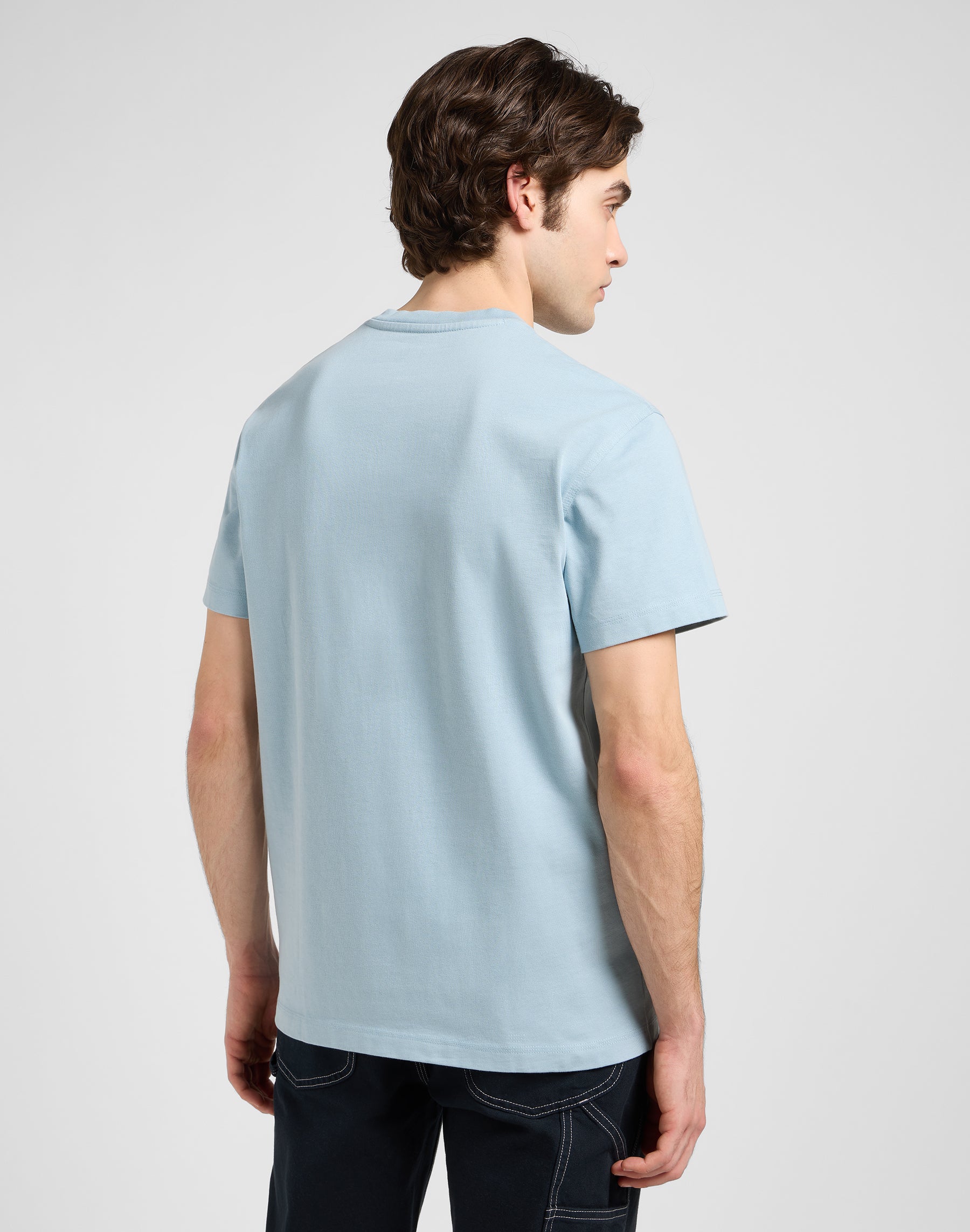 Ww Pckt Tee in Jet Stream Blue T-Shirts Lee