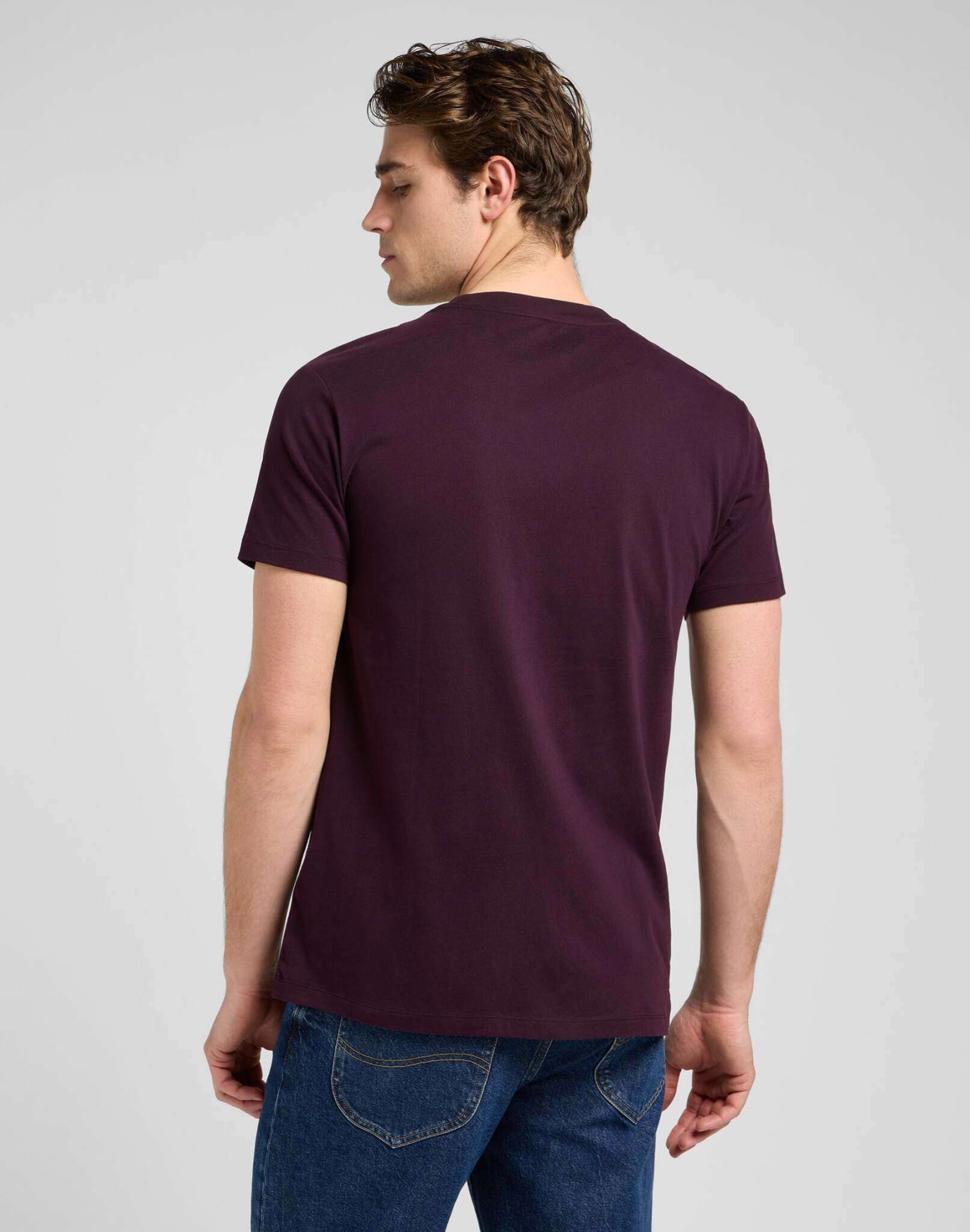 Ultimate Pocket Tee in Deep Wine T-Shirts Lee