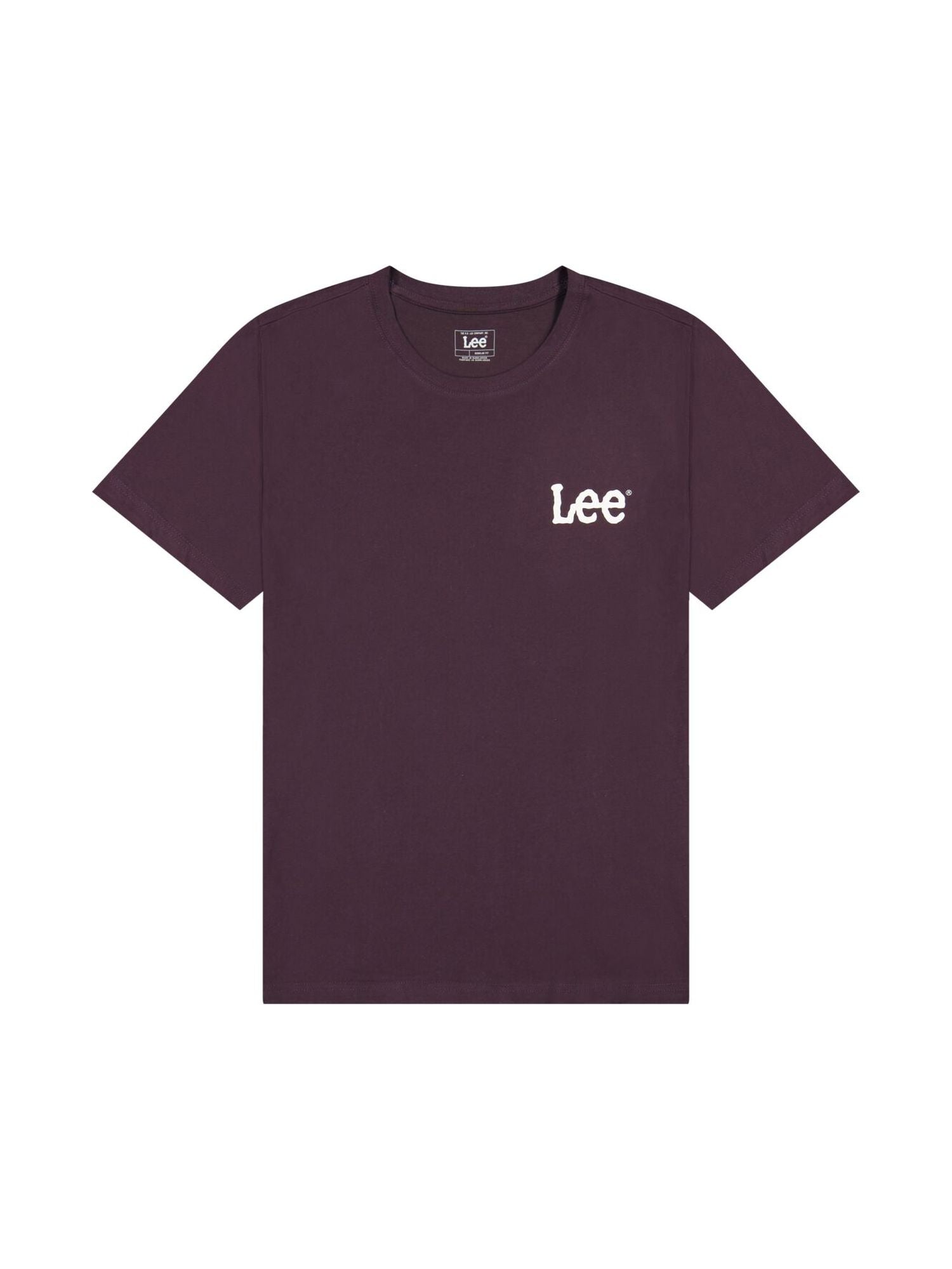 Medium Wobbly Lee Tee in Deep Wine