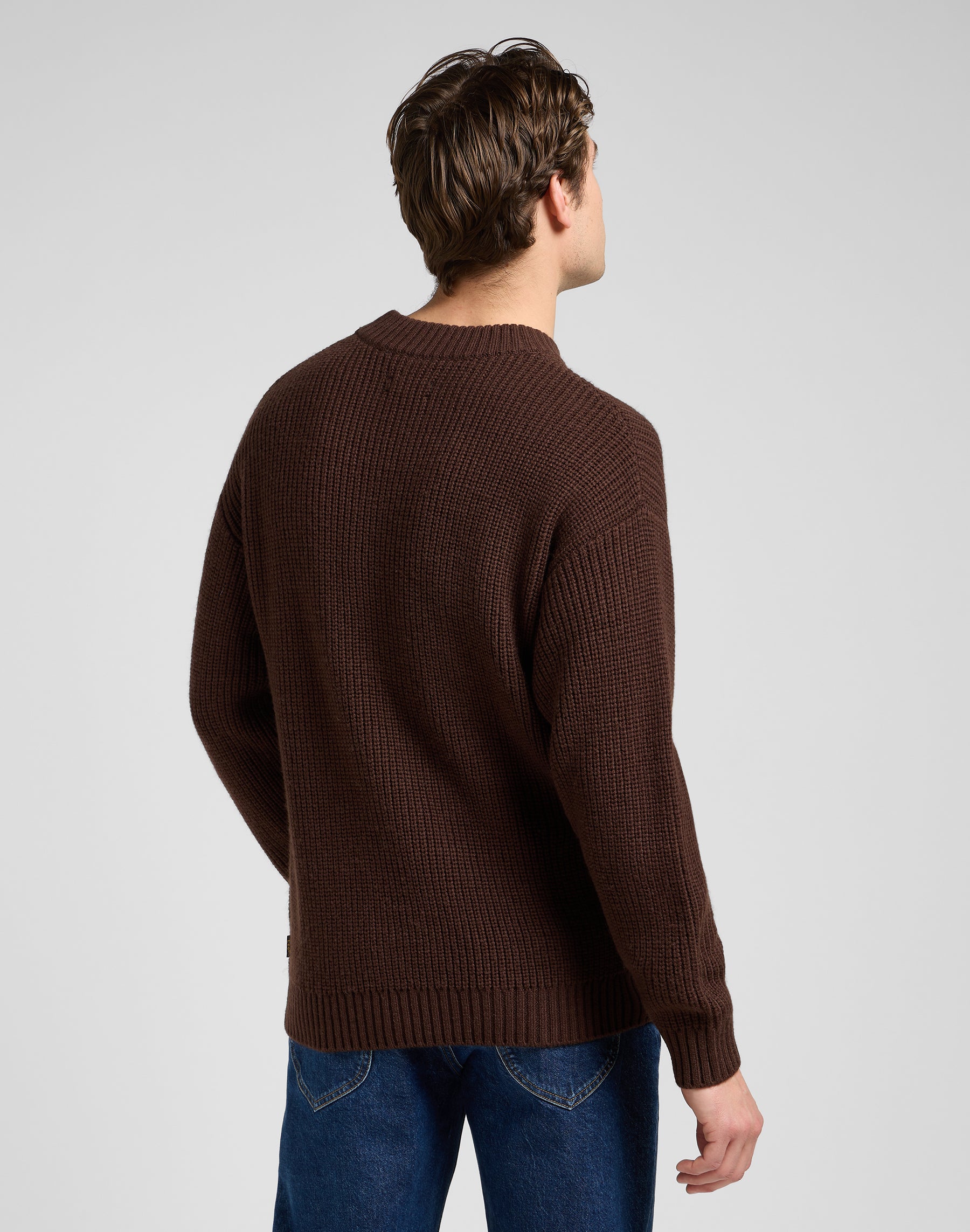 Chunky crew neck in Arabica sweater Lee