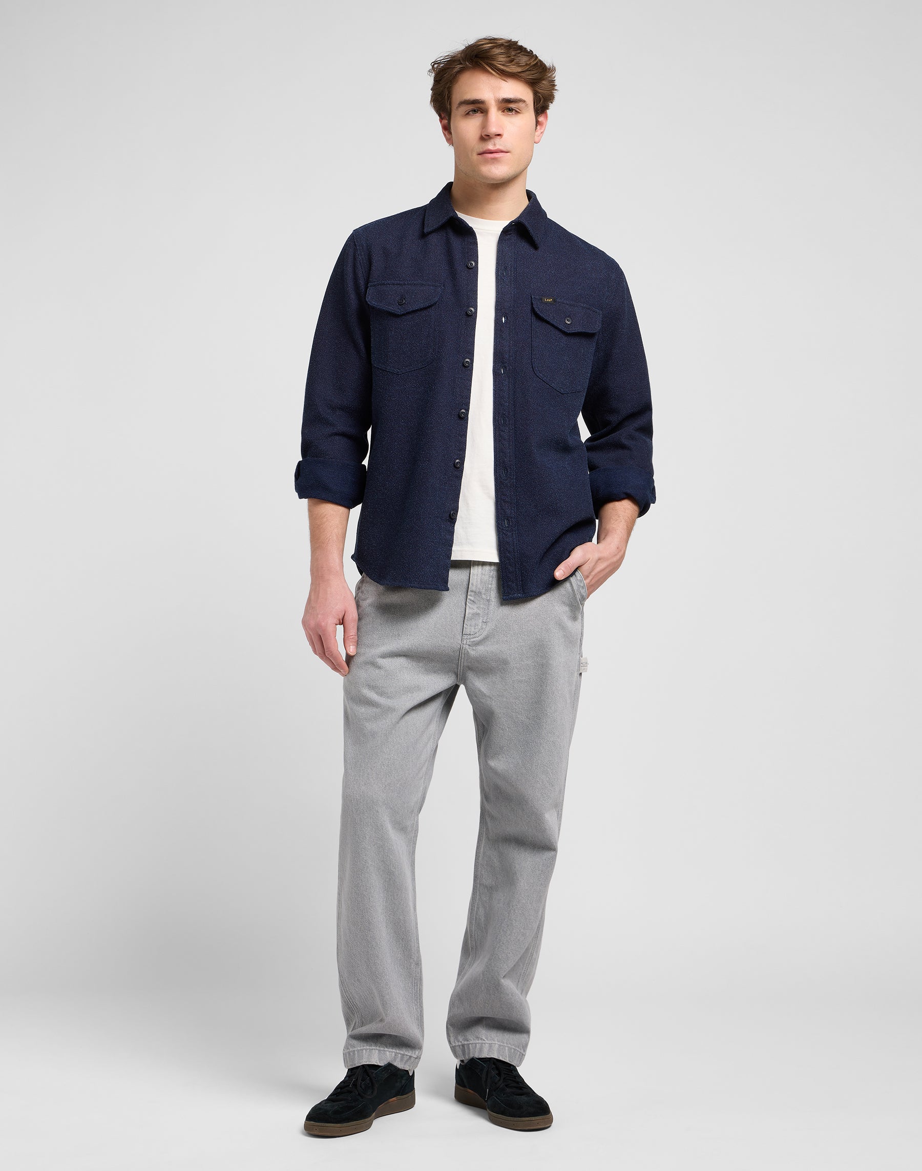 Workwear Shirt in Indigo Jaspe Shirts Lee