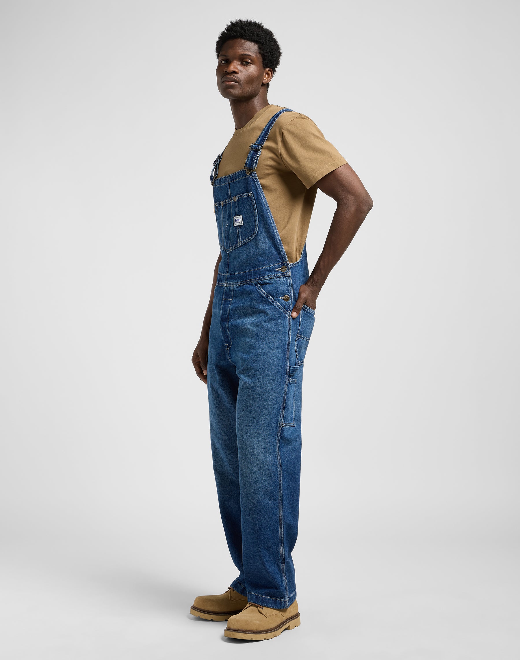 Lee Bib in Bash Indigo Overall Lee