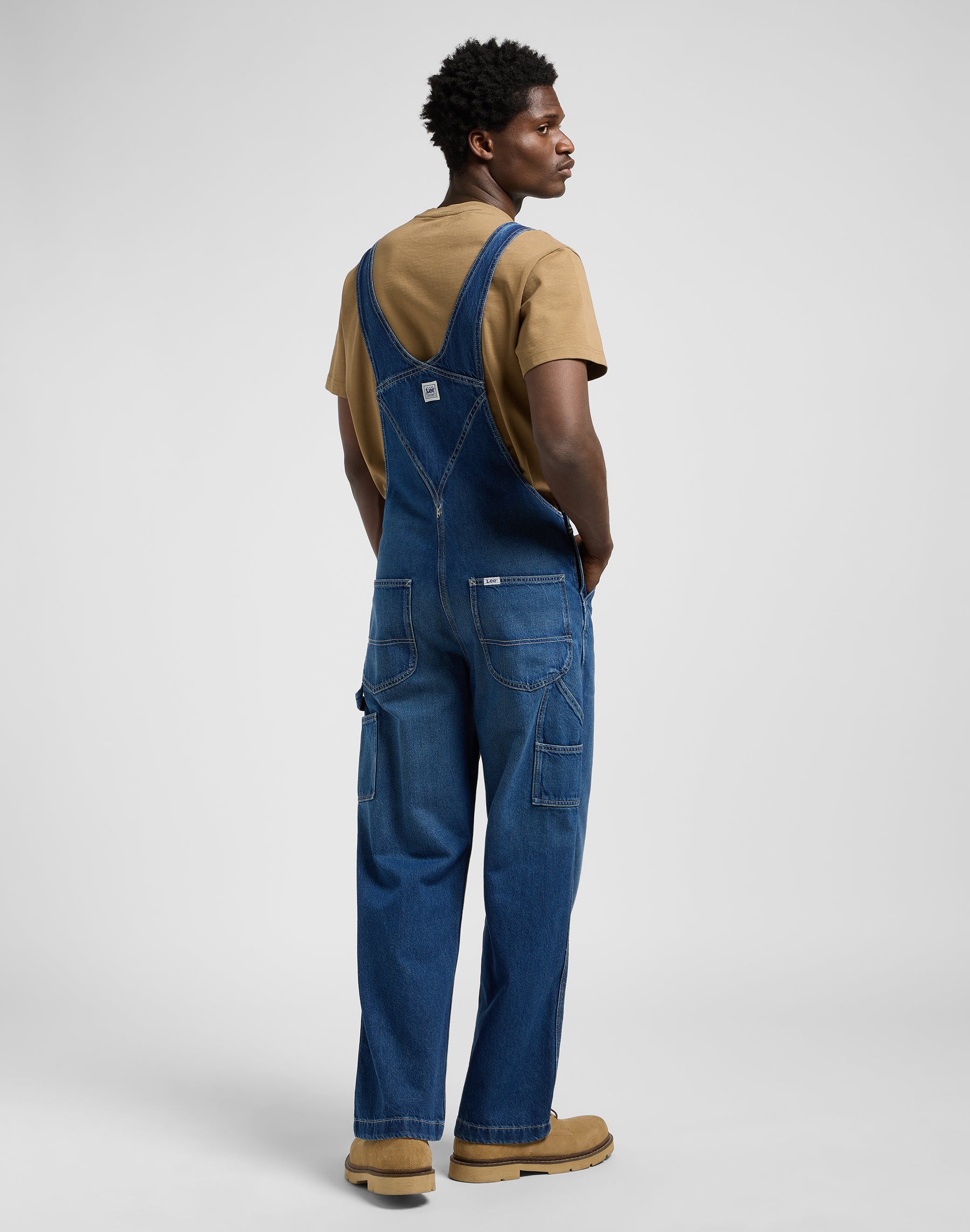 Lee Bib in Bash Indigo Overall Lee