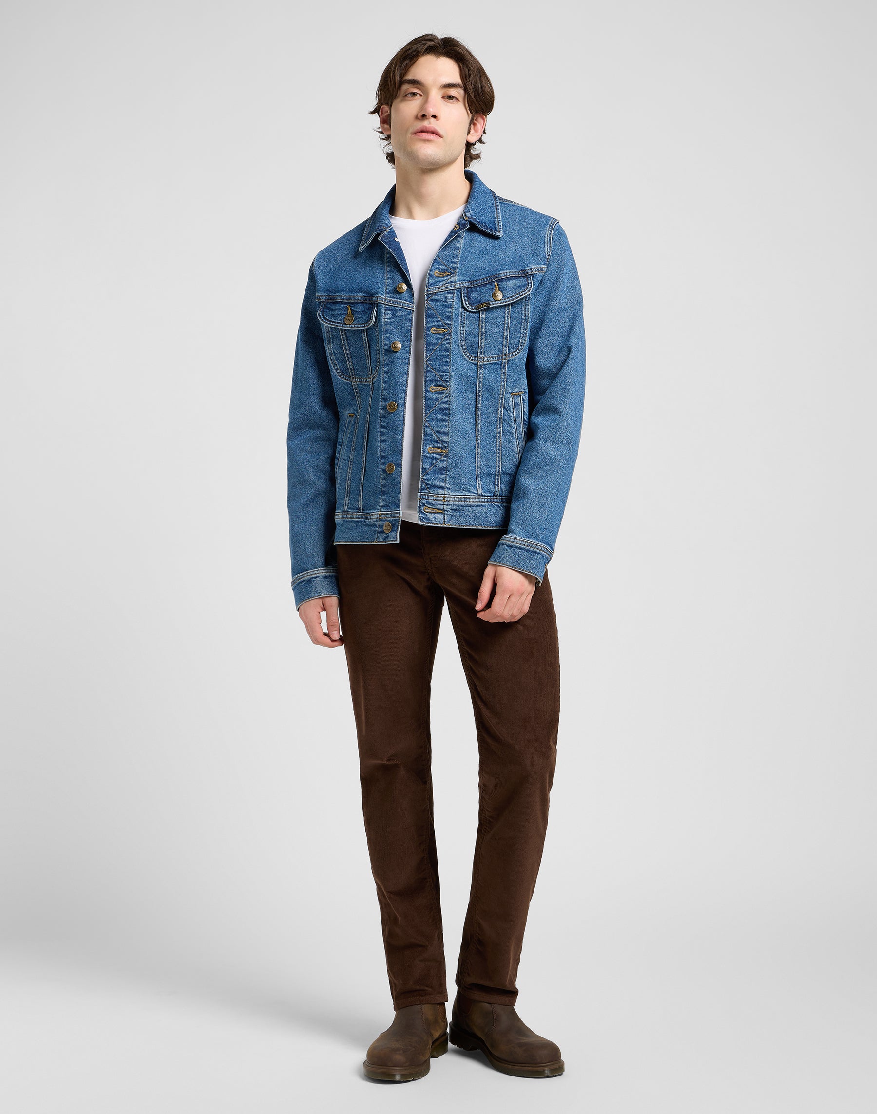 Daren Zip Fly in Arabica Pants Lee