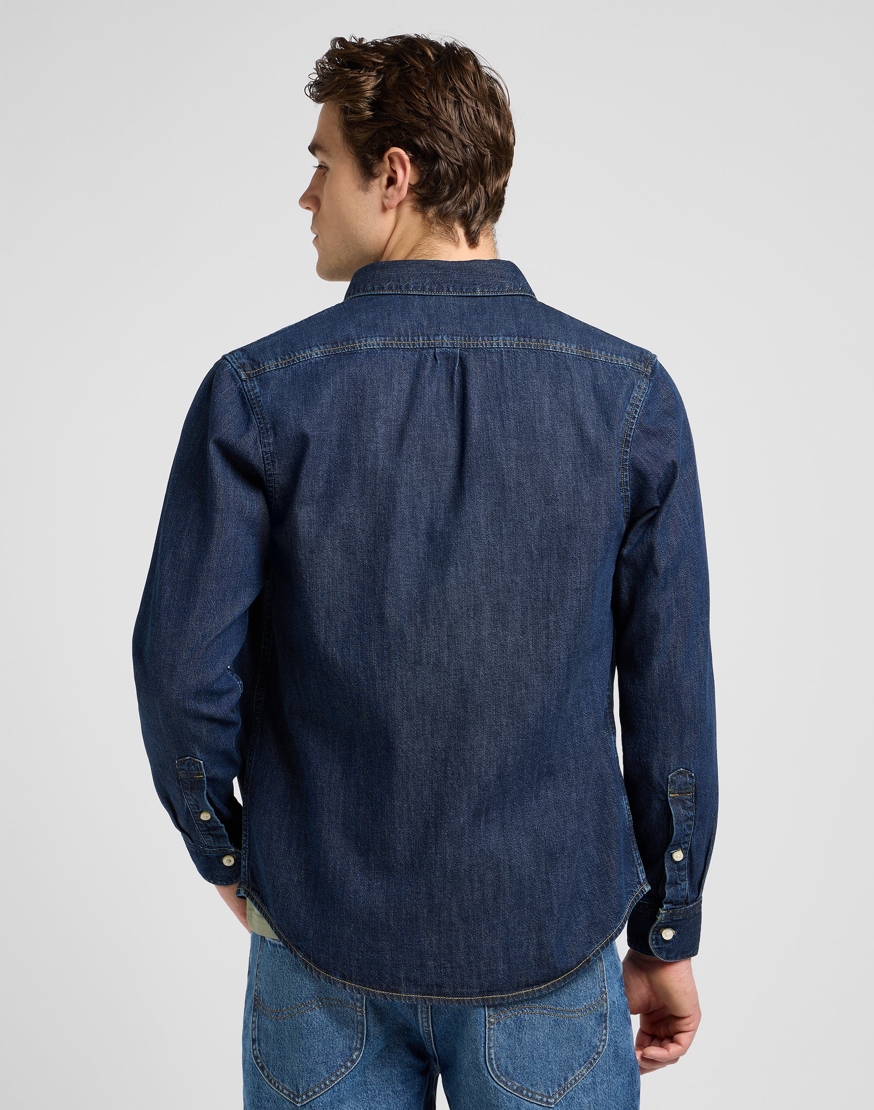 Lee Button Down in Mid Stone 2 Shirts Lee