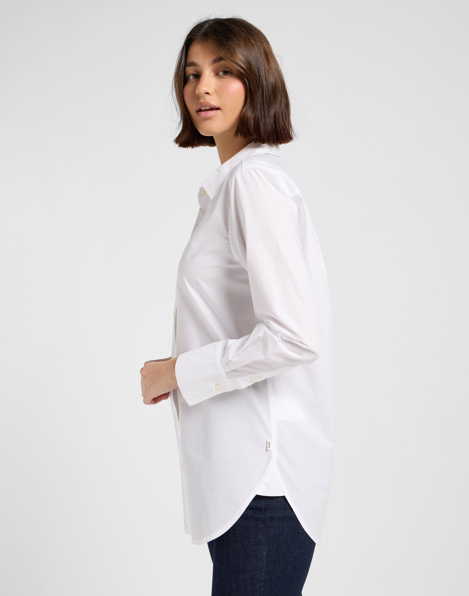 Classic Shirt in Bright White Shirts Lee