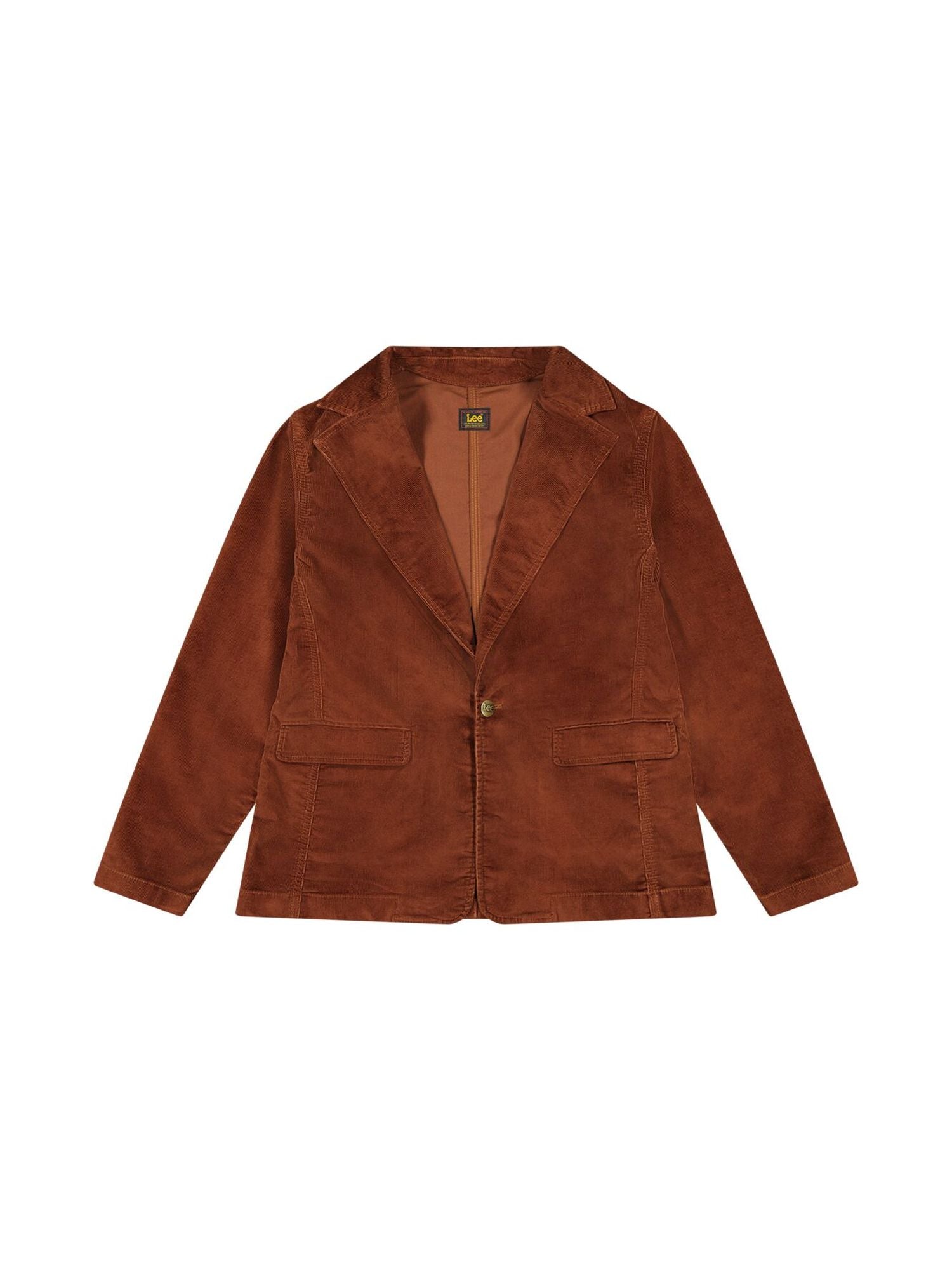 Structured Blazer in Luxe Brown Jackets Lee