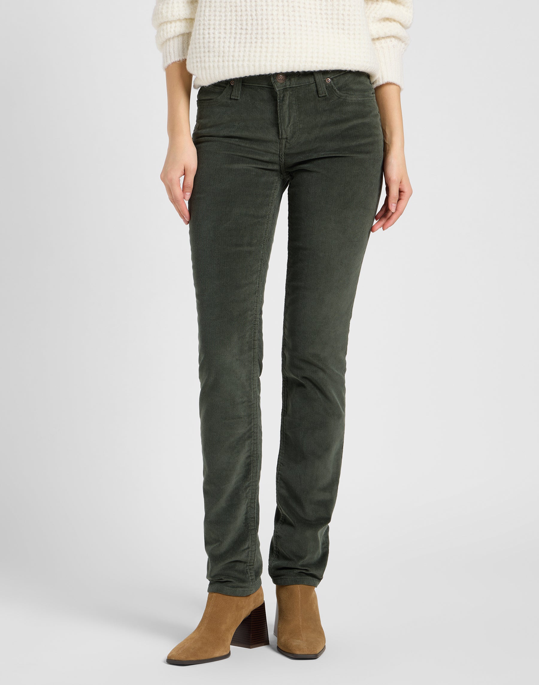 Marion in Olive Gray Pants Lee