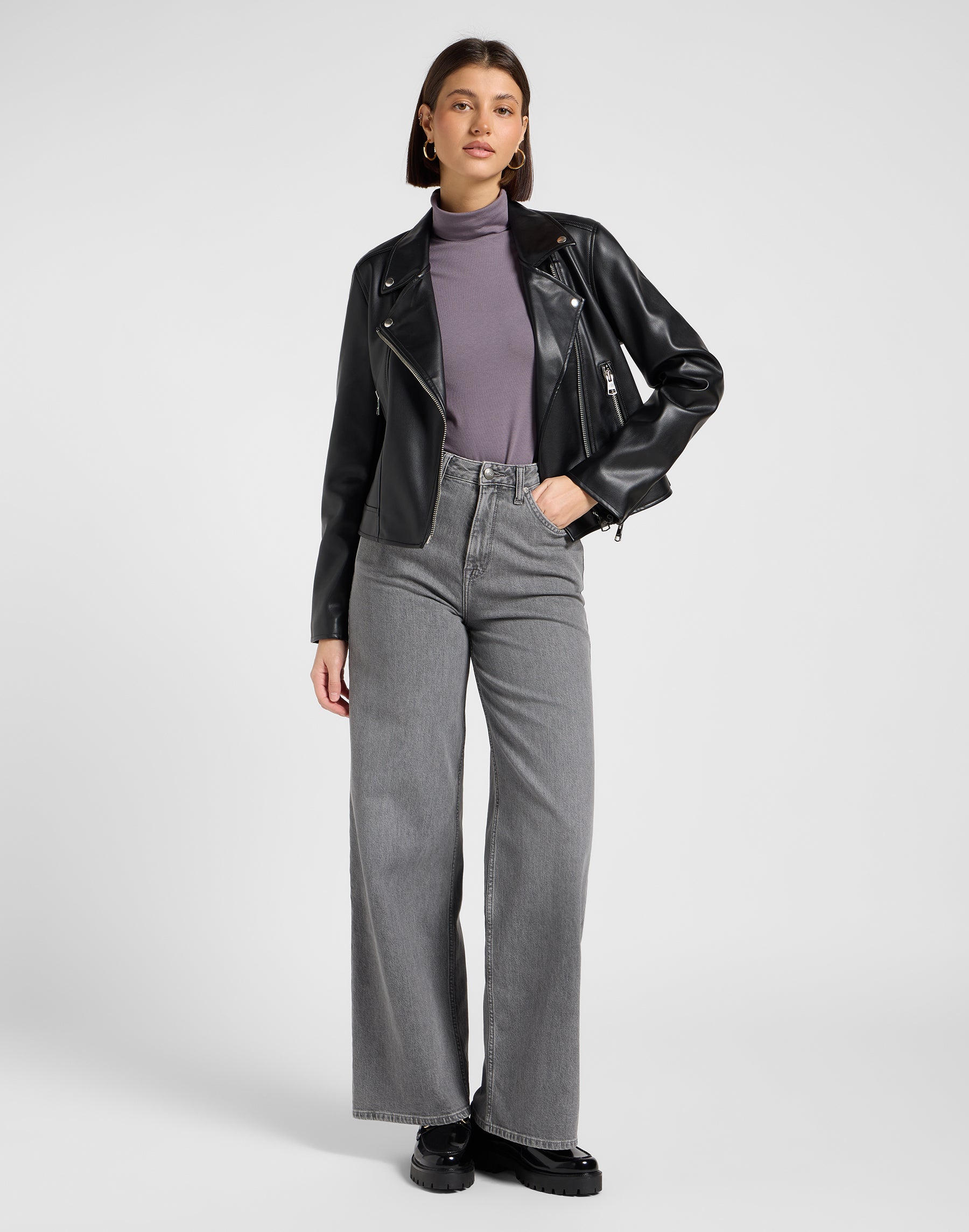 Moto Jacket in Black Jackets Lee