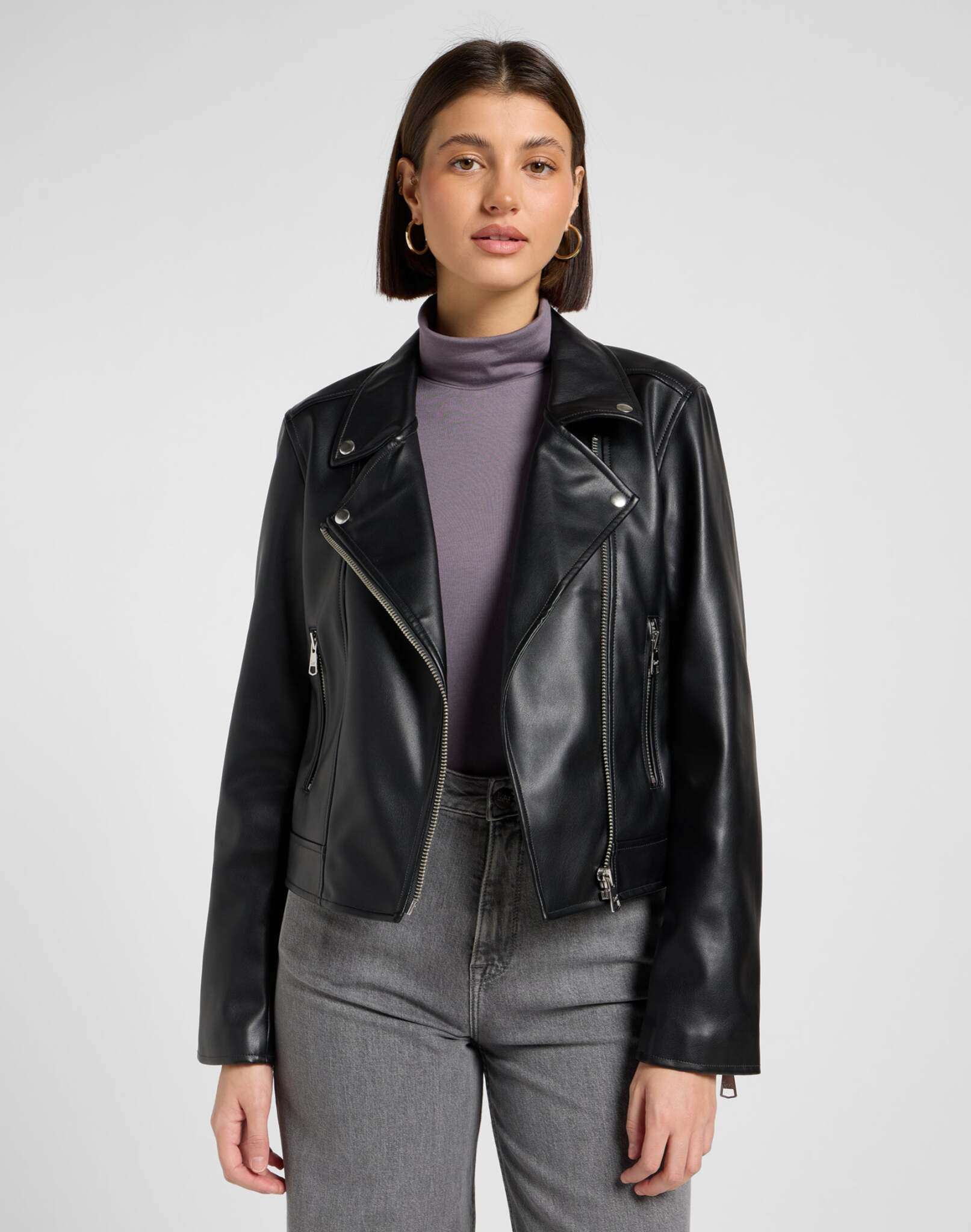 Moto Jacket in Black Jackets Lee
