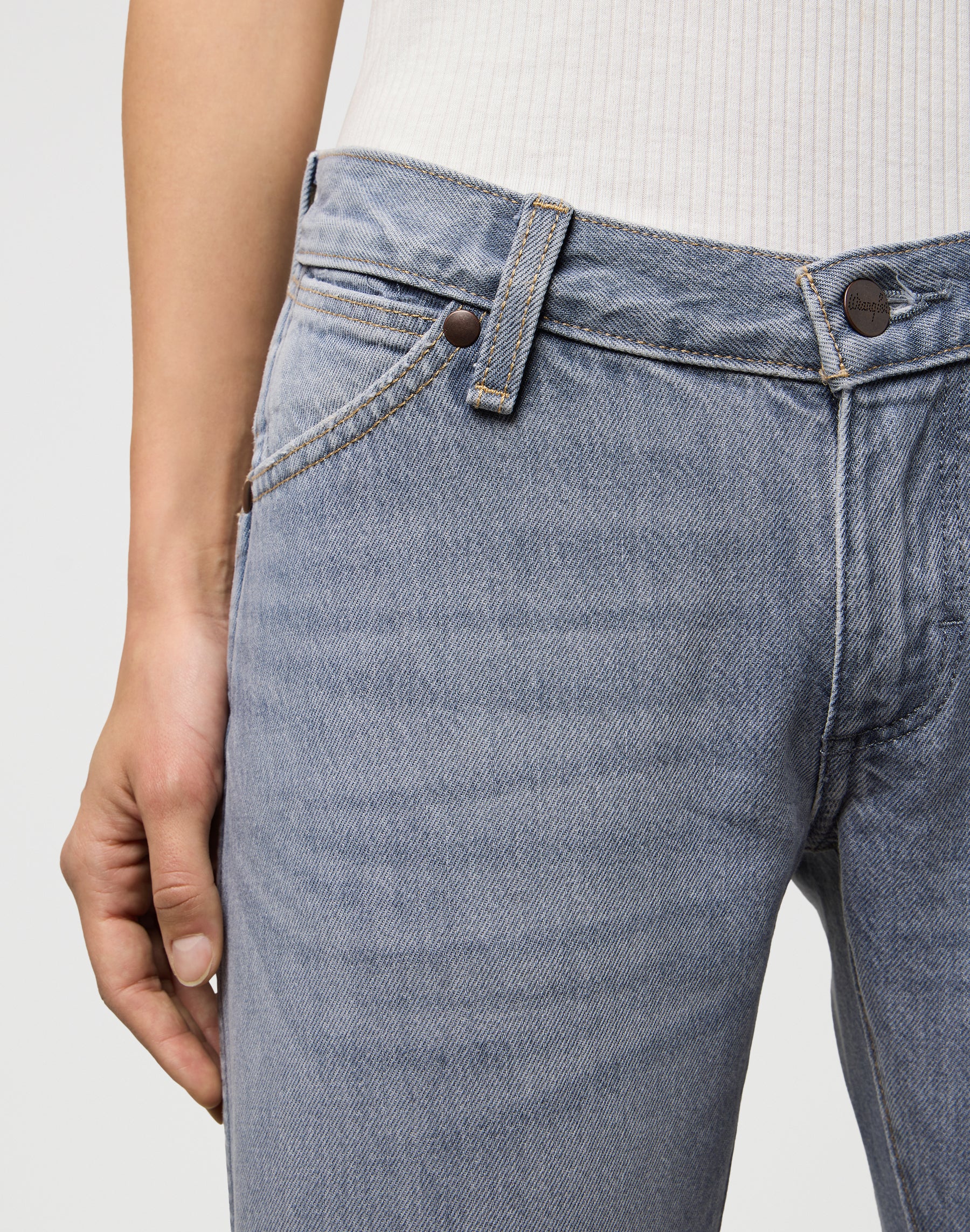 Low Rise Cowboy Jean in Haute Haze Jeans Wrangler