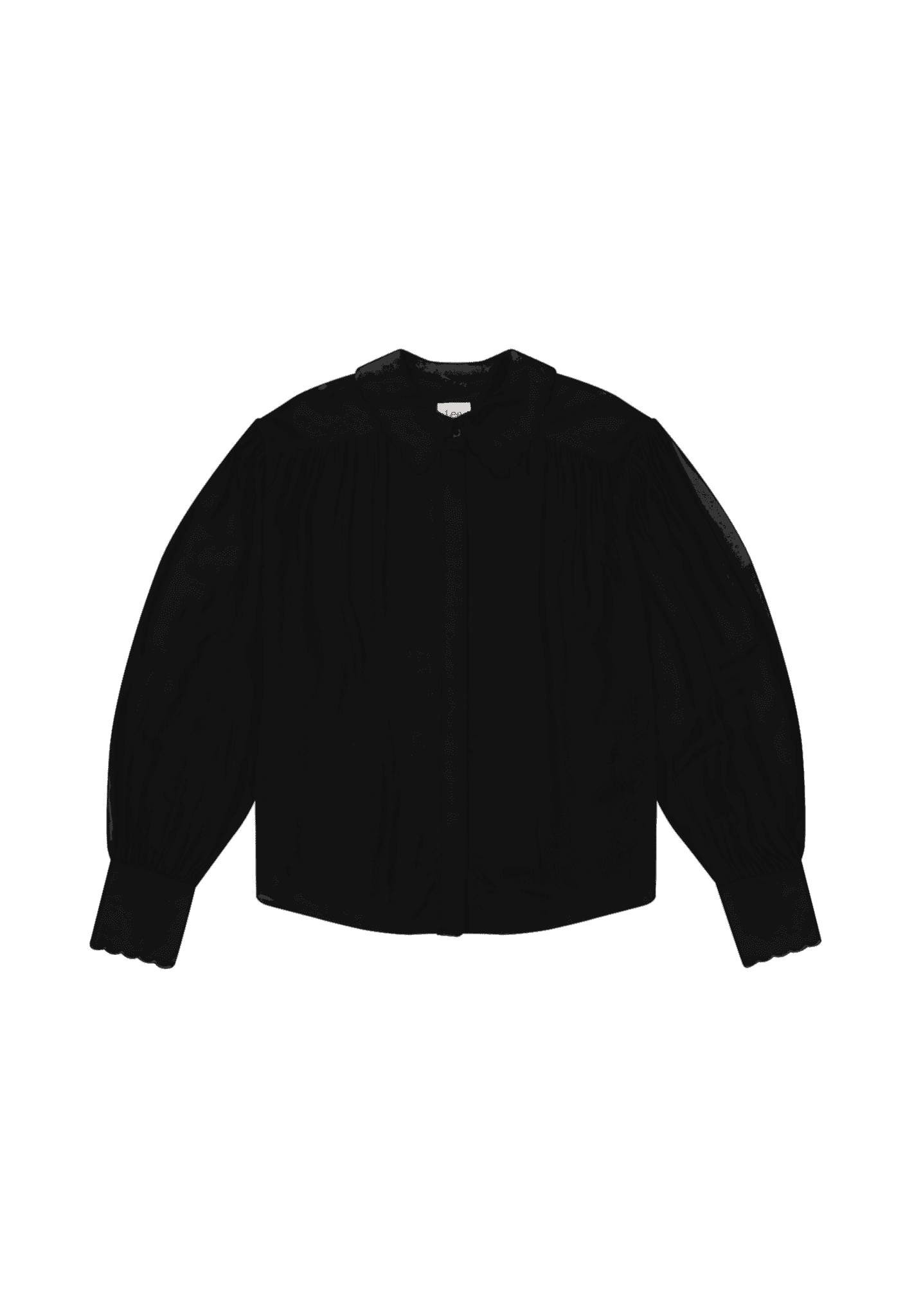 Statement Collar Shirt in Unionall Black Shirts Lee