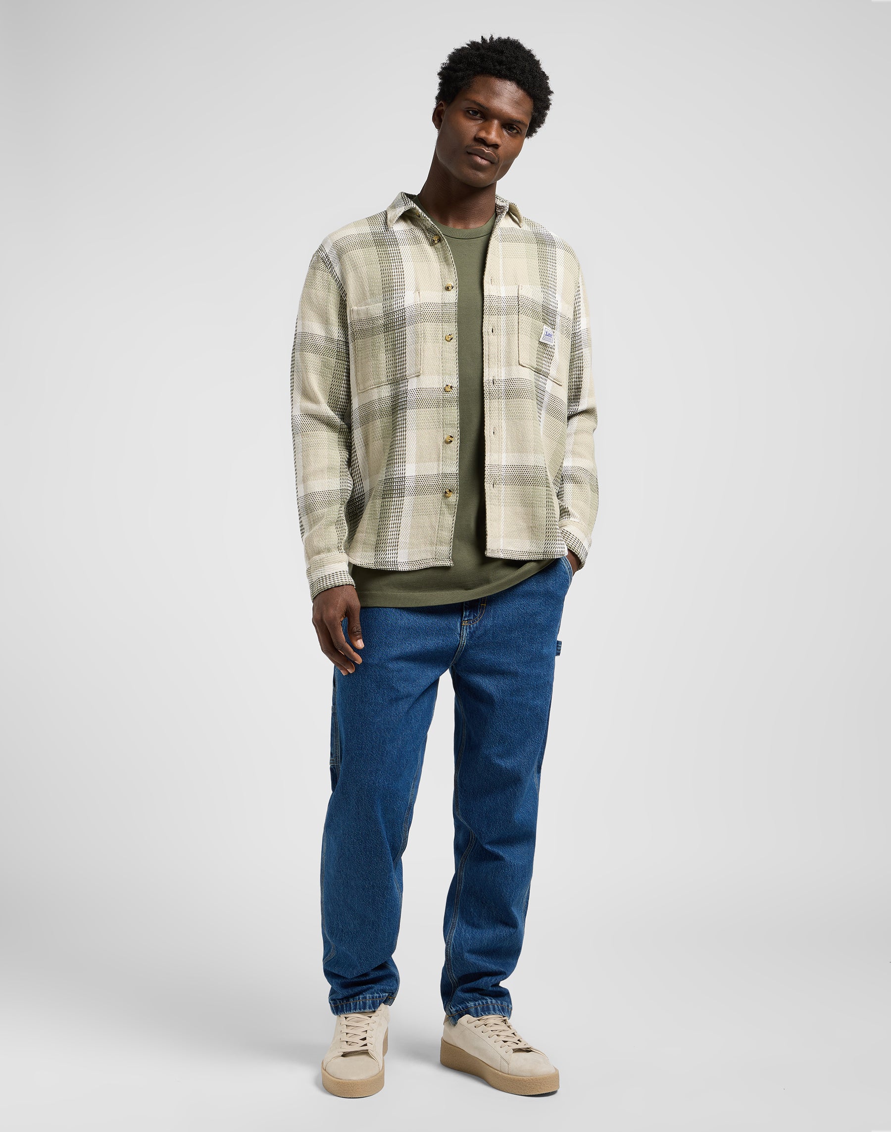 Workwear Shirt 2.0 in Oak Moss Plaid Shirts Lee