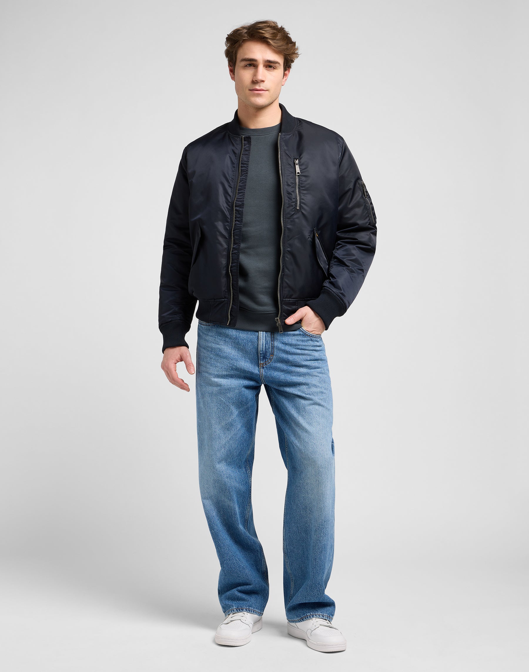 Bomber Jacket in Black Jackets Lee