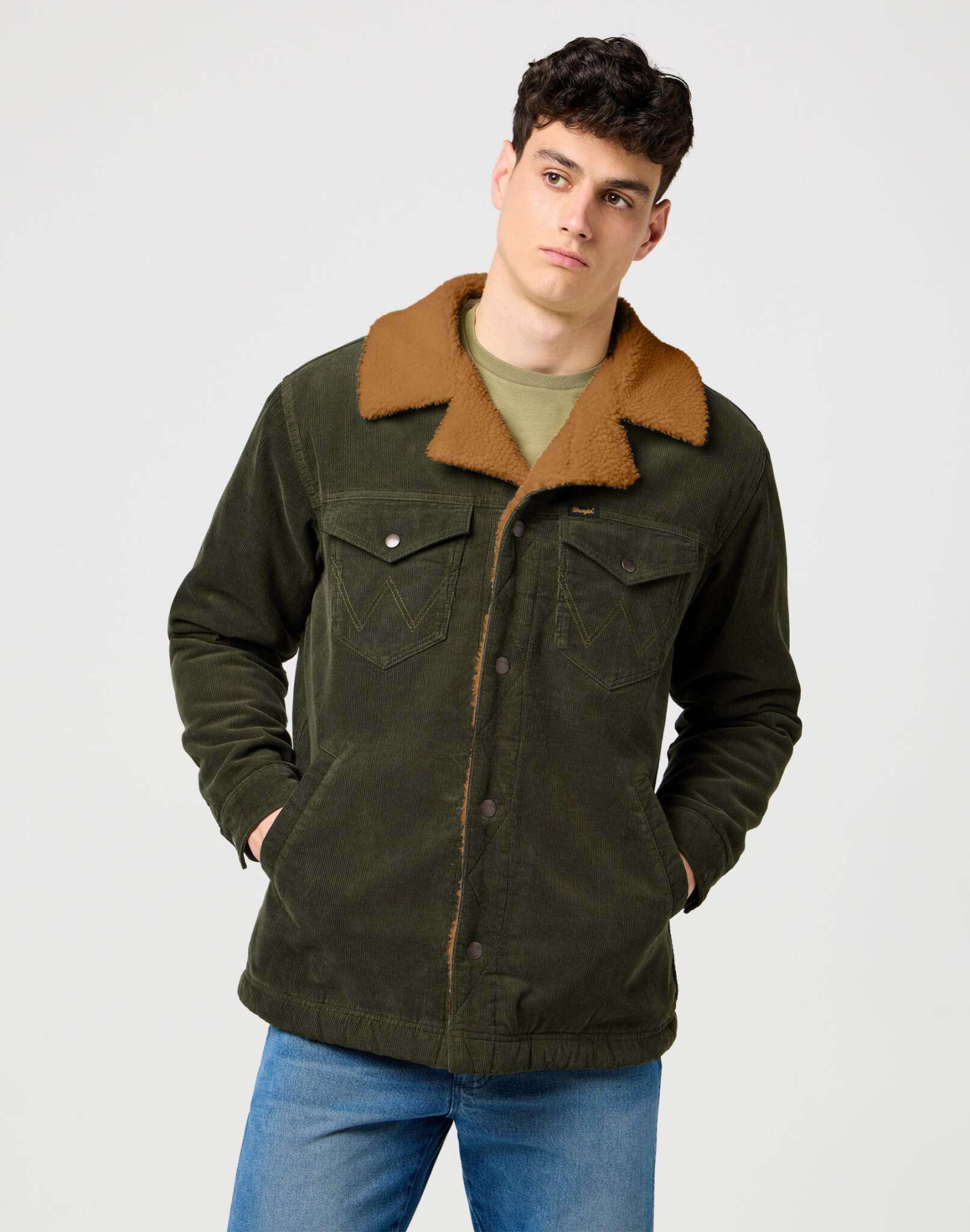 Wrange Coat in Forest Night Jackets Wrangler