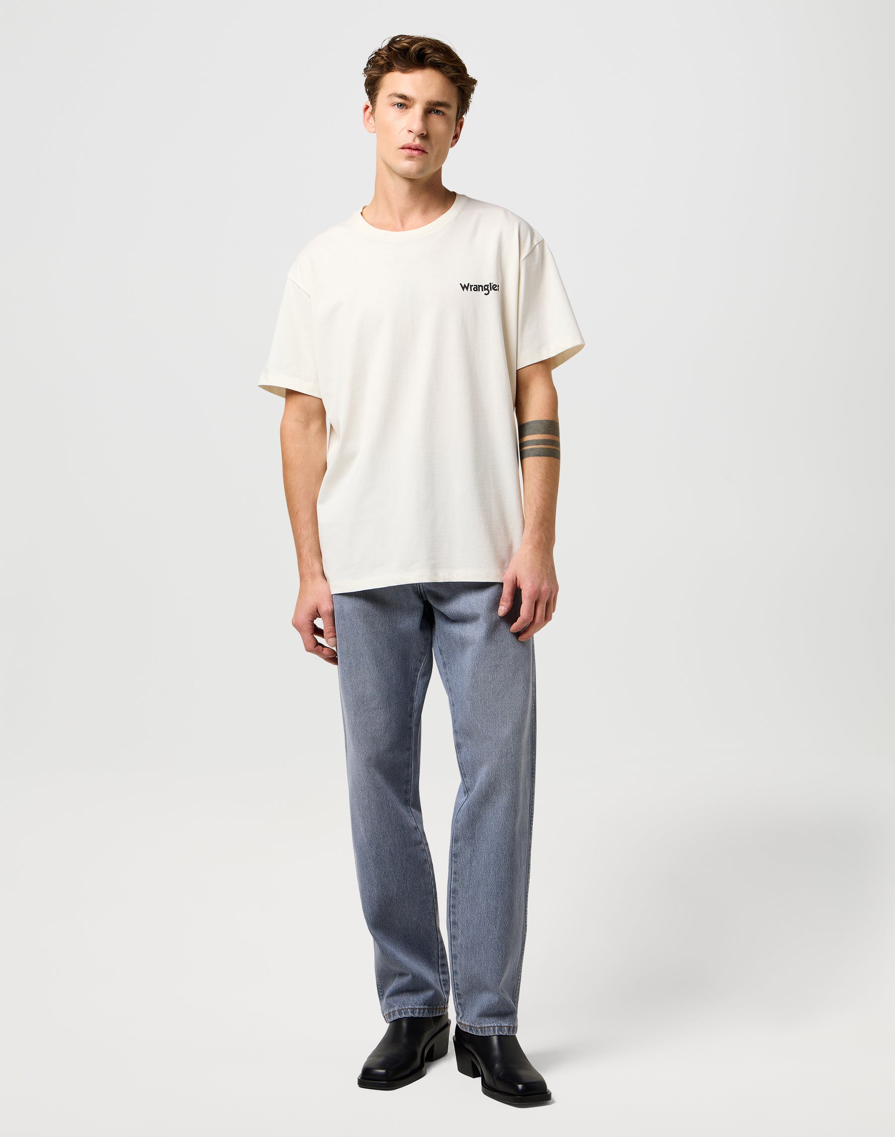 Vintage Tee in Birch T-Shirts Wrangler