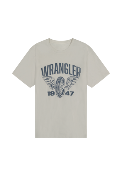 Americana Tee in Worn White