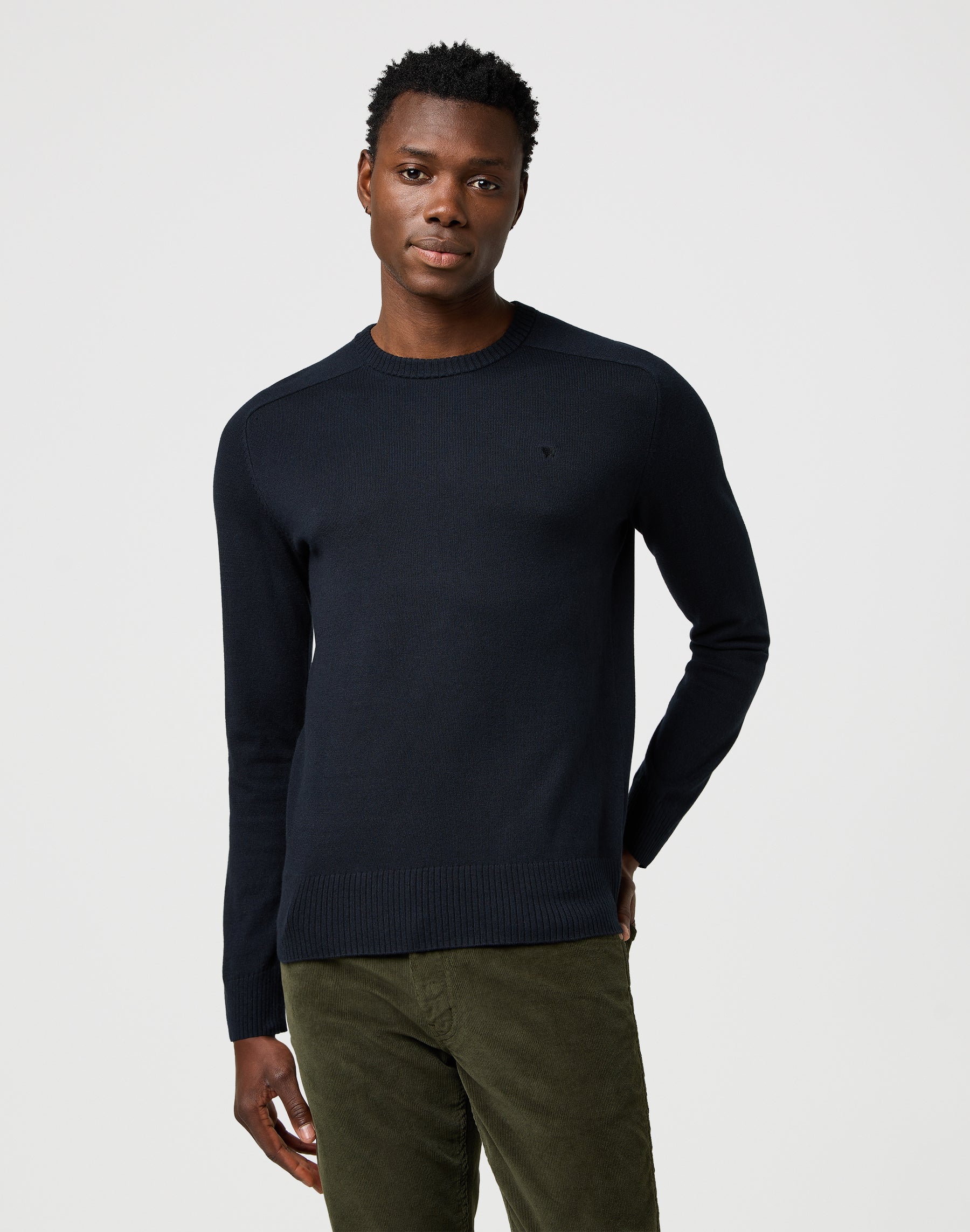 Knit Sweater in Black Sweater Wrangler