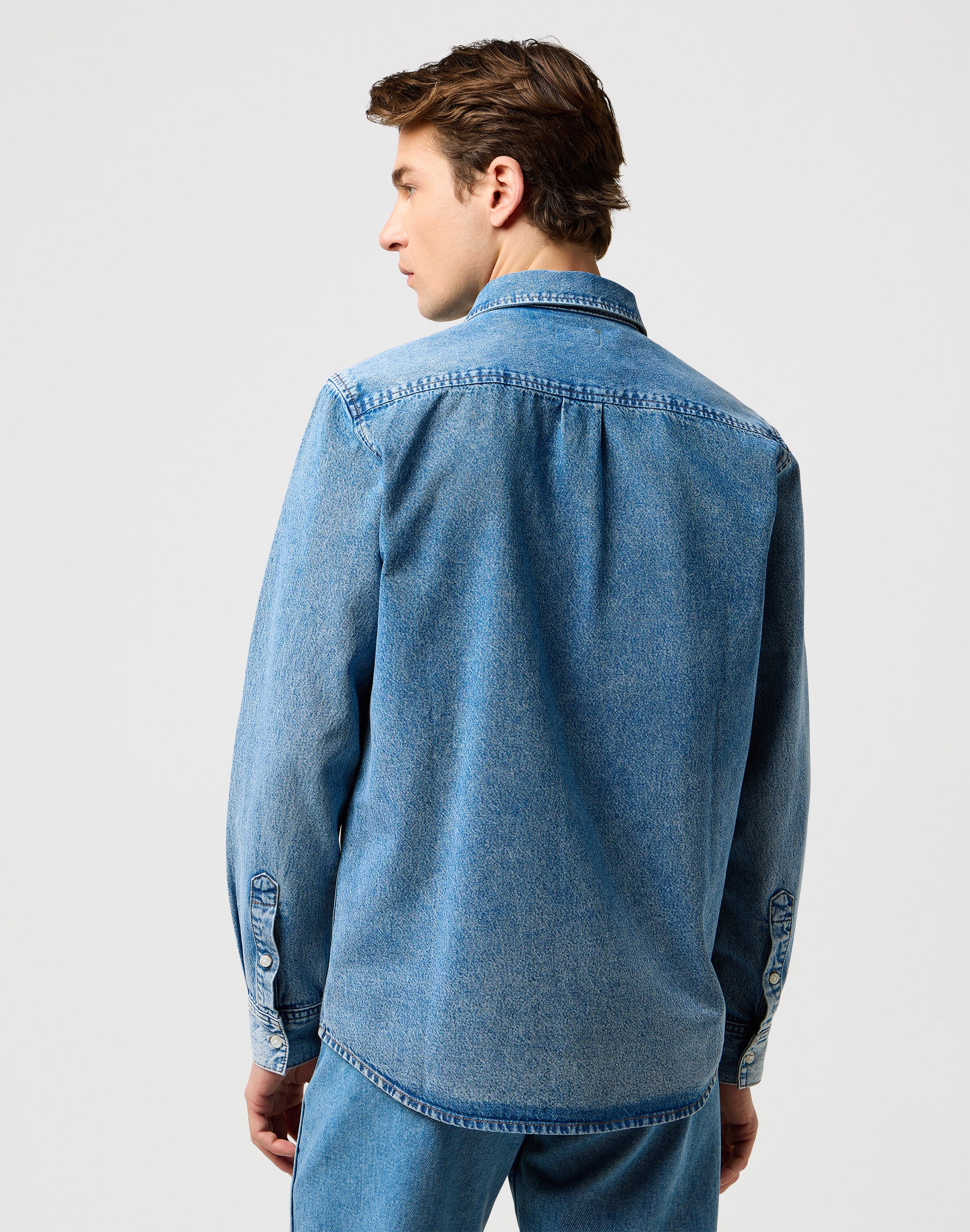 1 Pkt Shirt in Indigo Valley Shirts Wrangler