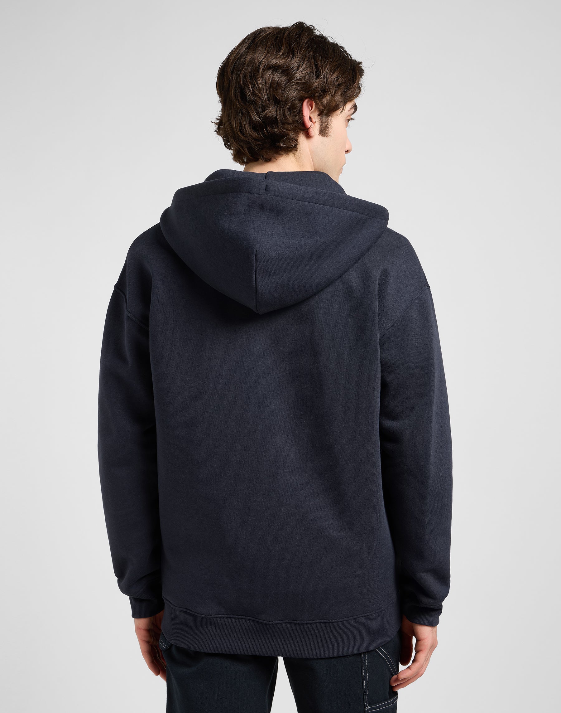 Ww Full Zip Hoodie in Rebel Navy Sweat Jackets Lee