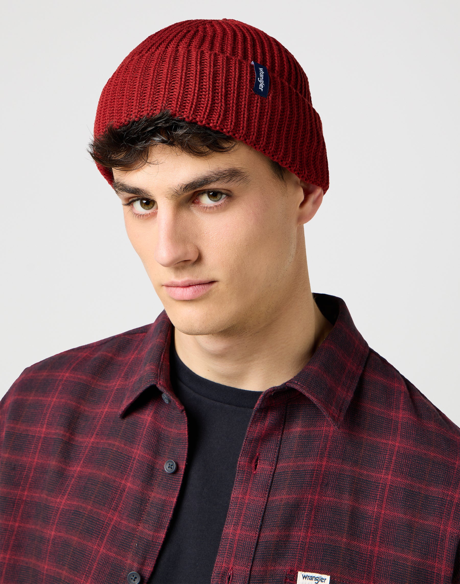 Sign Off Beanie in Fired Brick Caps Wrangler